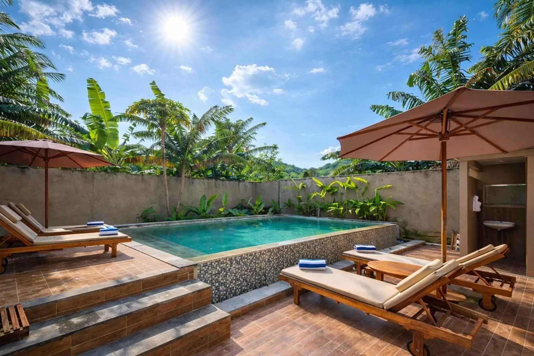 Swimming pool in Grand Kuta Hotel Lombok - Pool - 43 inch Google TV - Strong 60Mbps WiFi - New Enhanced Management Swimming pool in Grand Kuta Hotel Lombok - Pool - 43 inch Google TV - Strong 60Mbps WiFi - New Enhanced Management