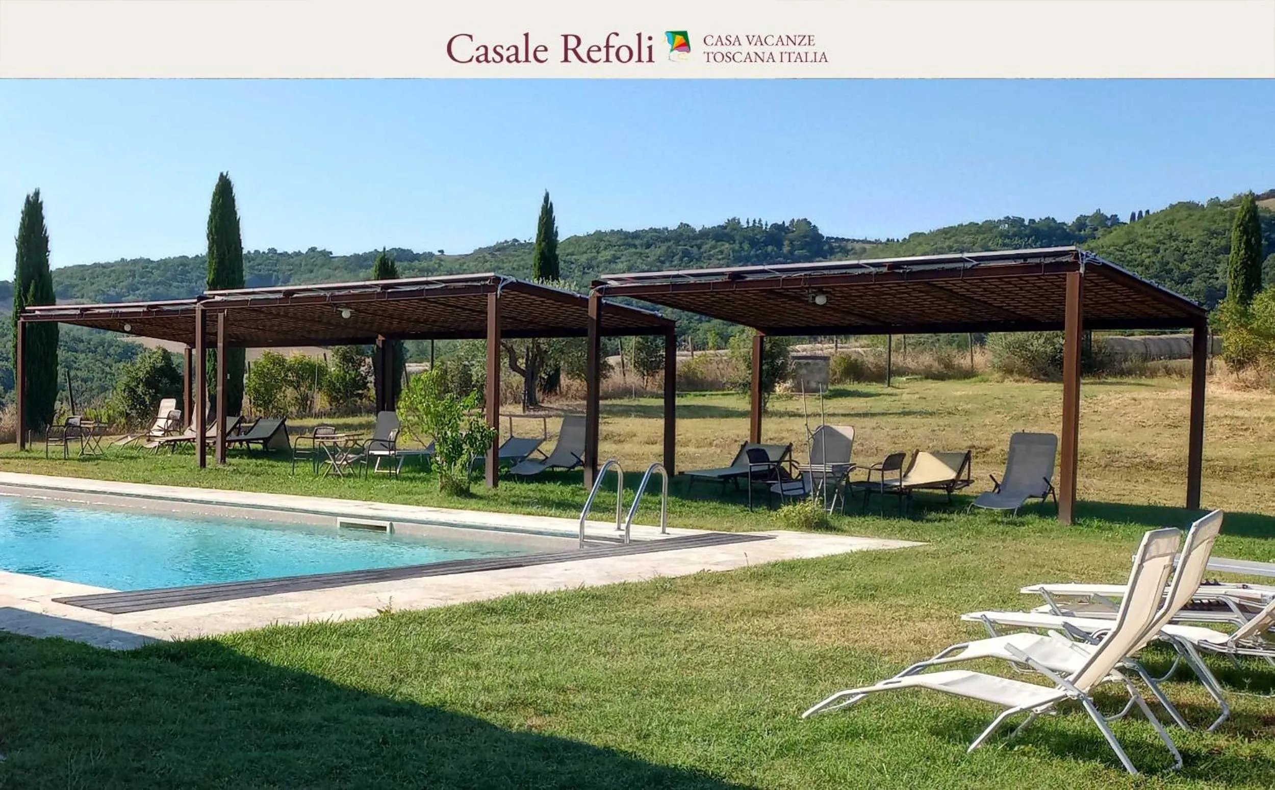 Swimming pool in Casale Refoli