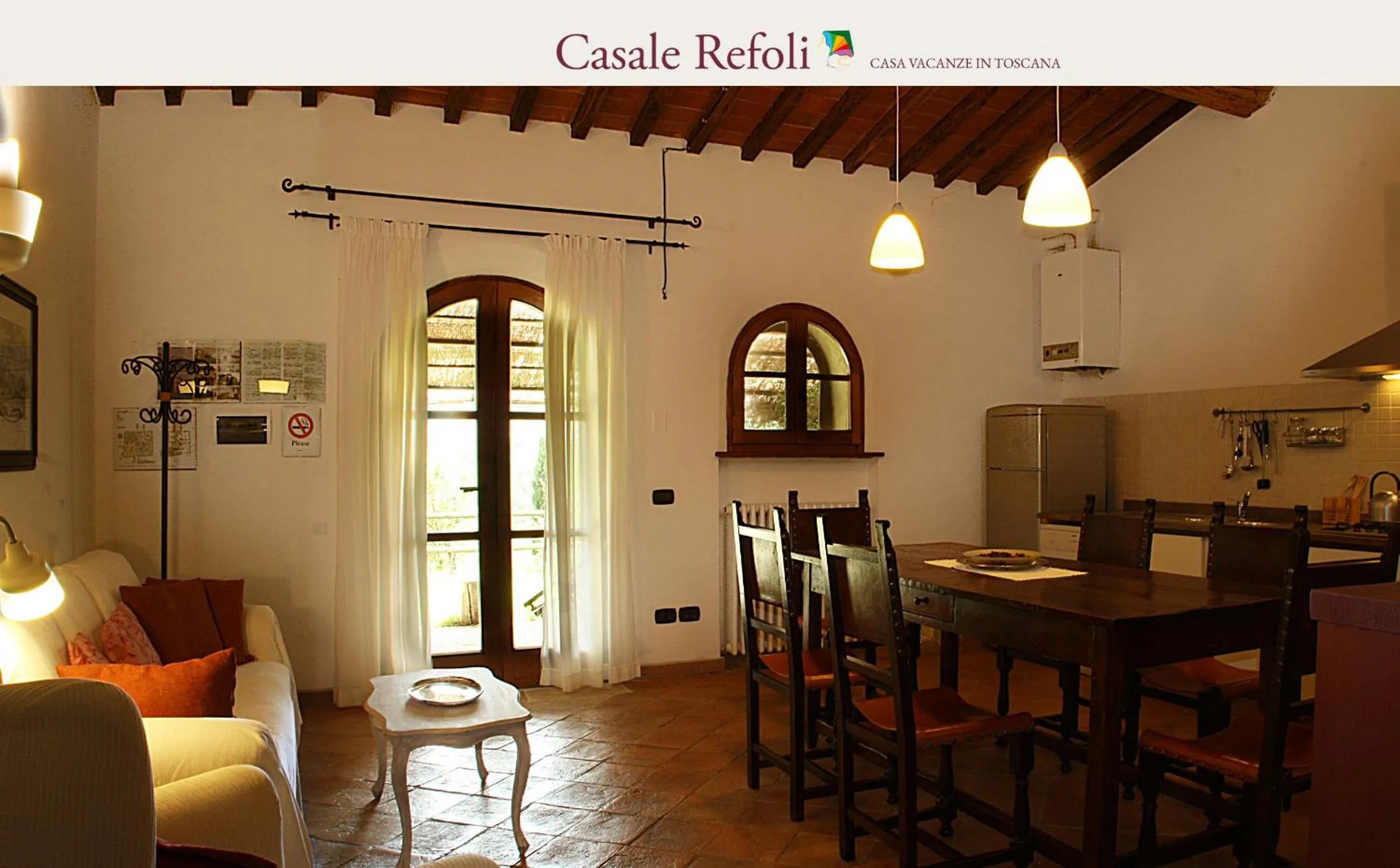 Living room in Casale Refoli