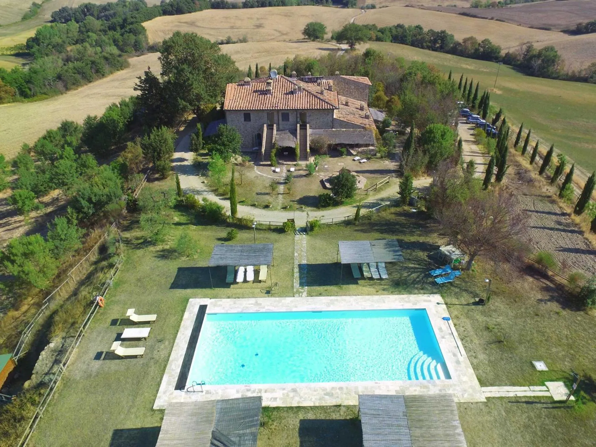 Bird's eye view in Casale Refoli