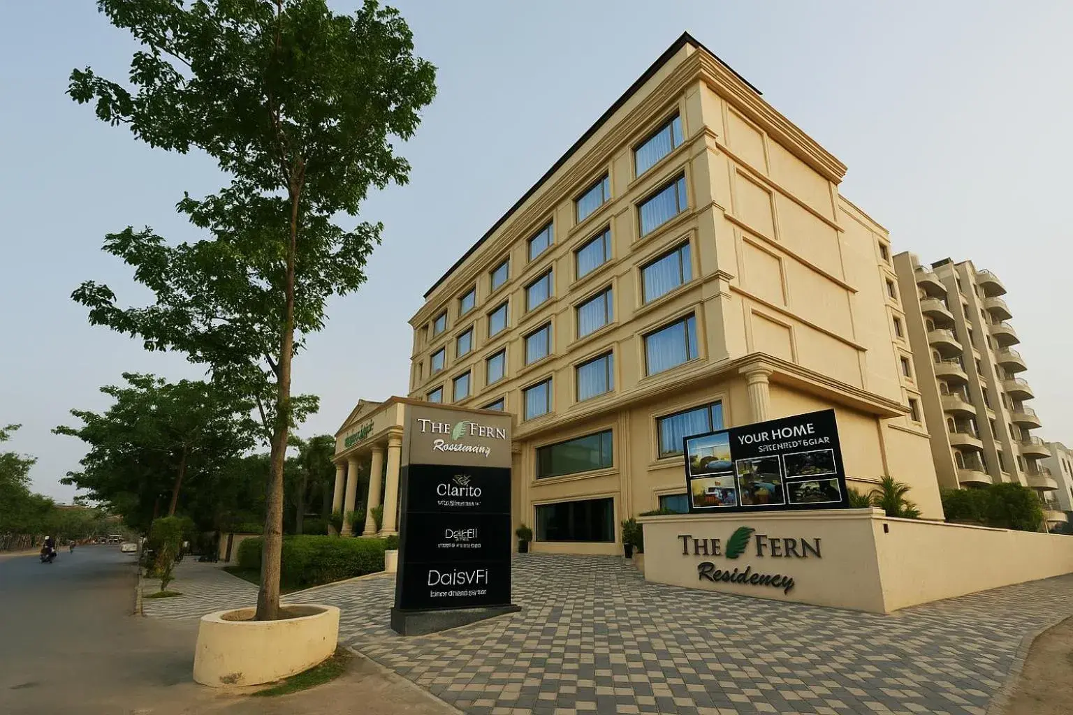 Facade/entrance in The Fern Residency Sarnath Facade/entrance in The Fern Residency Sarnath