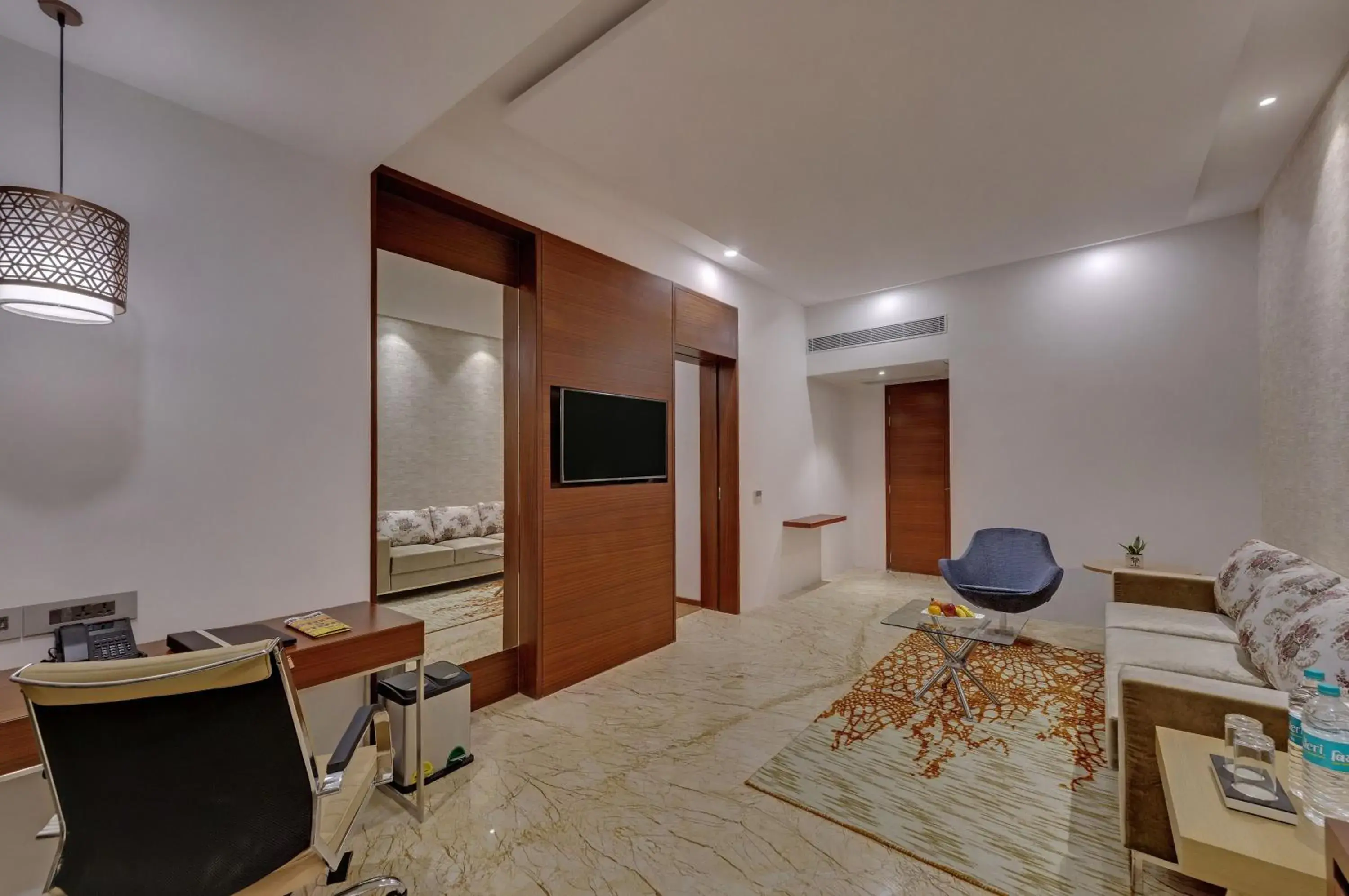 Living room, Bed in The Fern Residency Sarnath Living room, Bed in The Fern Residency Sarnath