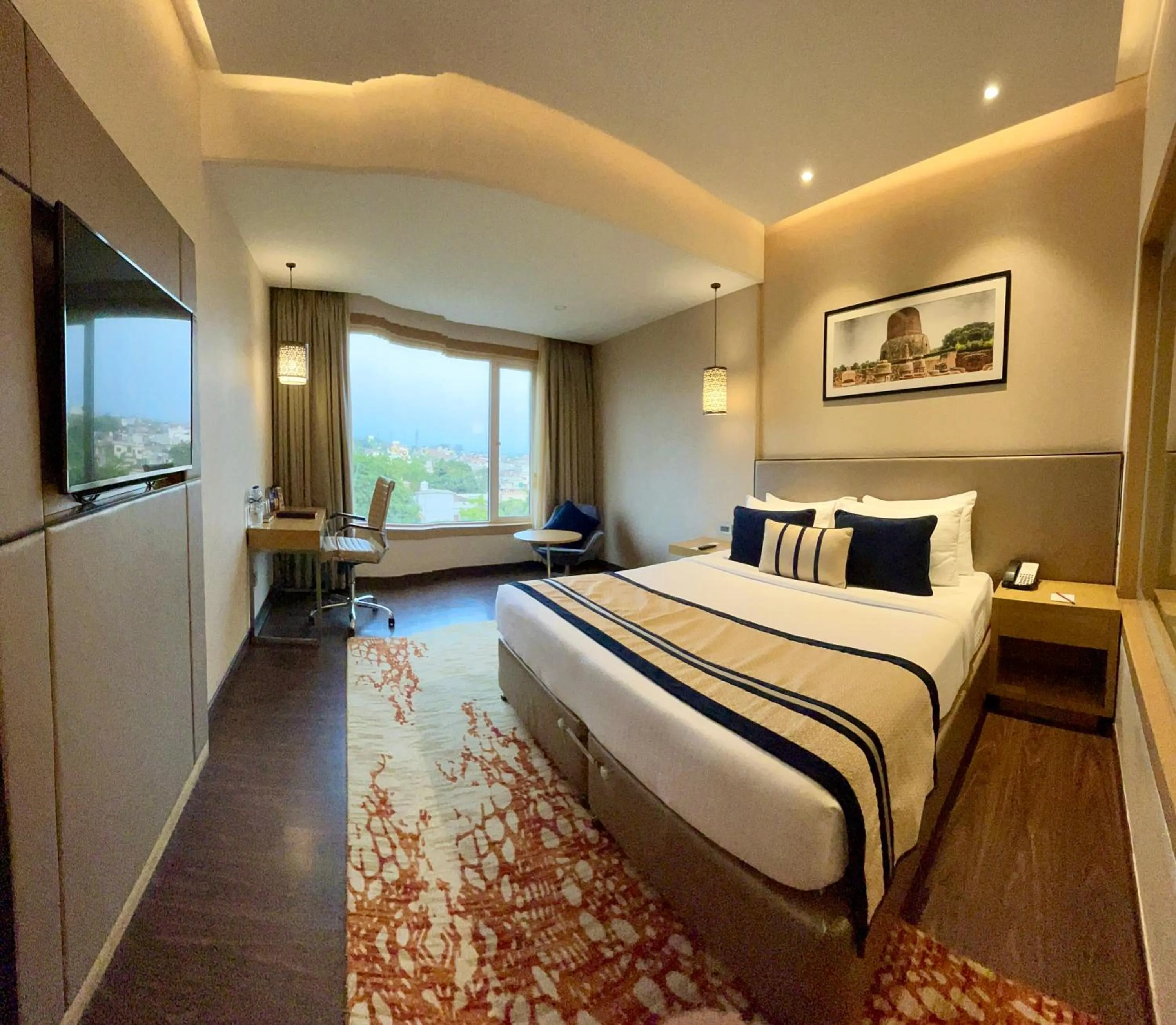 Bedroom, Bed in The Fern Residency Sarnath