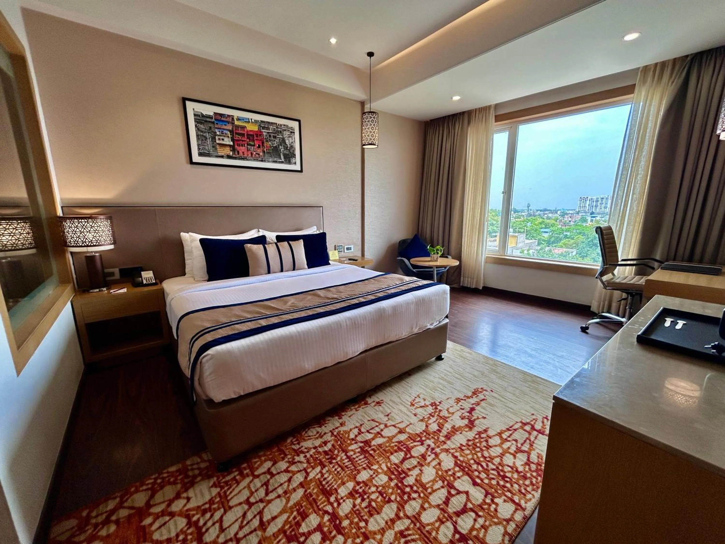 Bedroom, Bed in The Fern Residency Sarnath