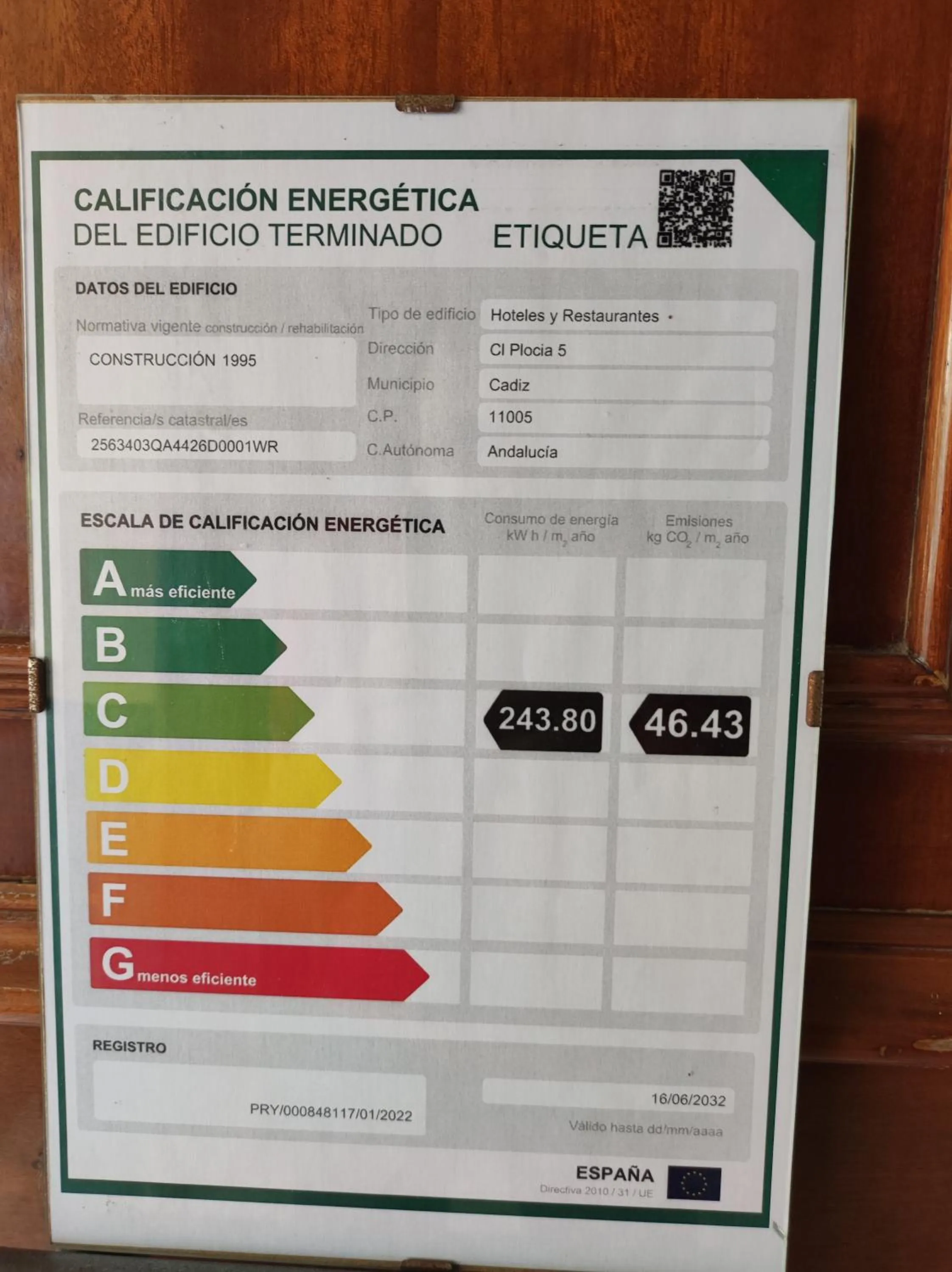 Property building in Hostal Bahía