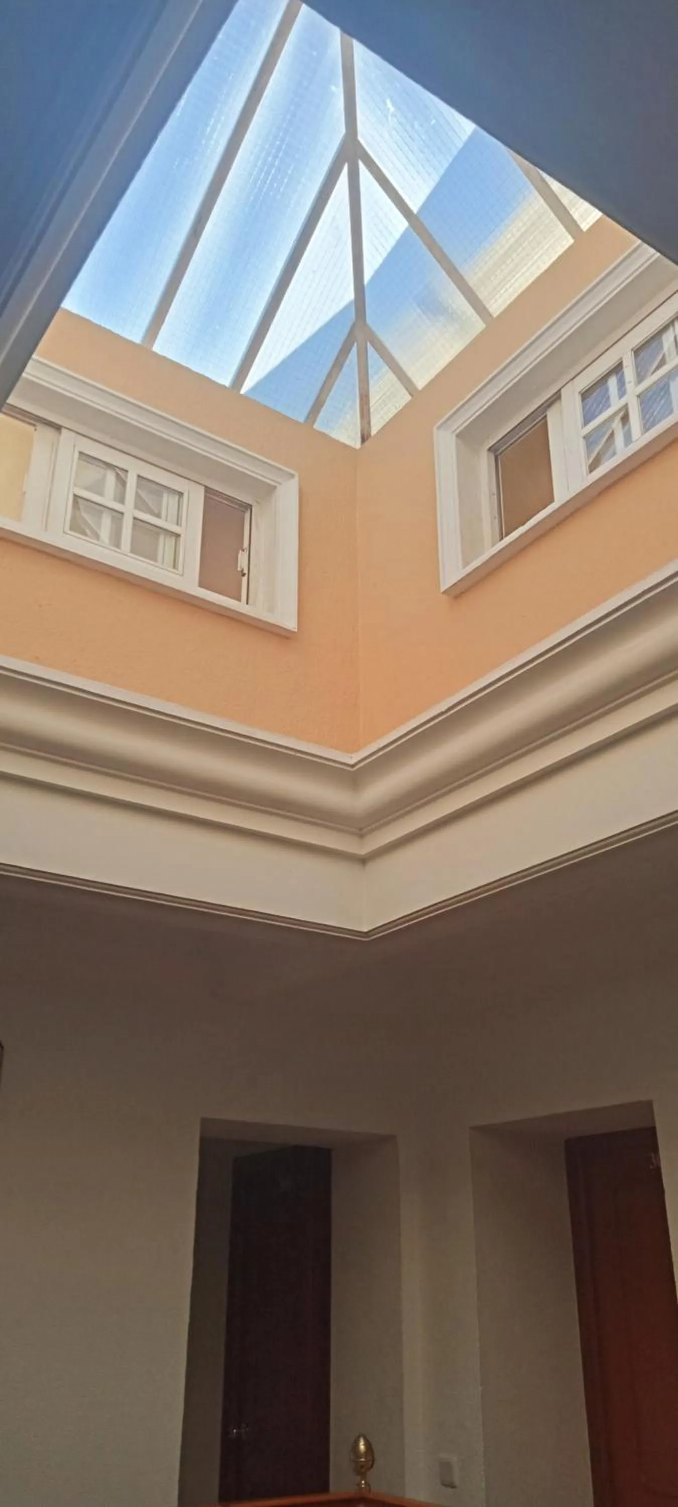 Inner courtyard view in Hostal Bahía