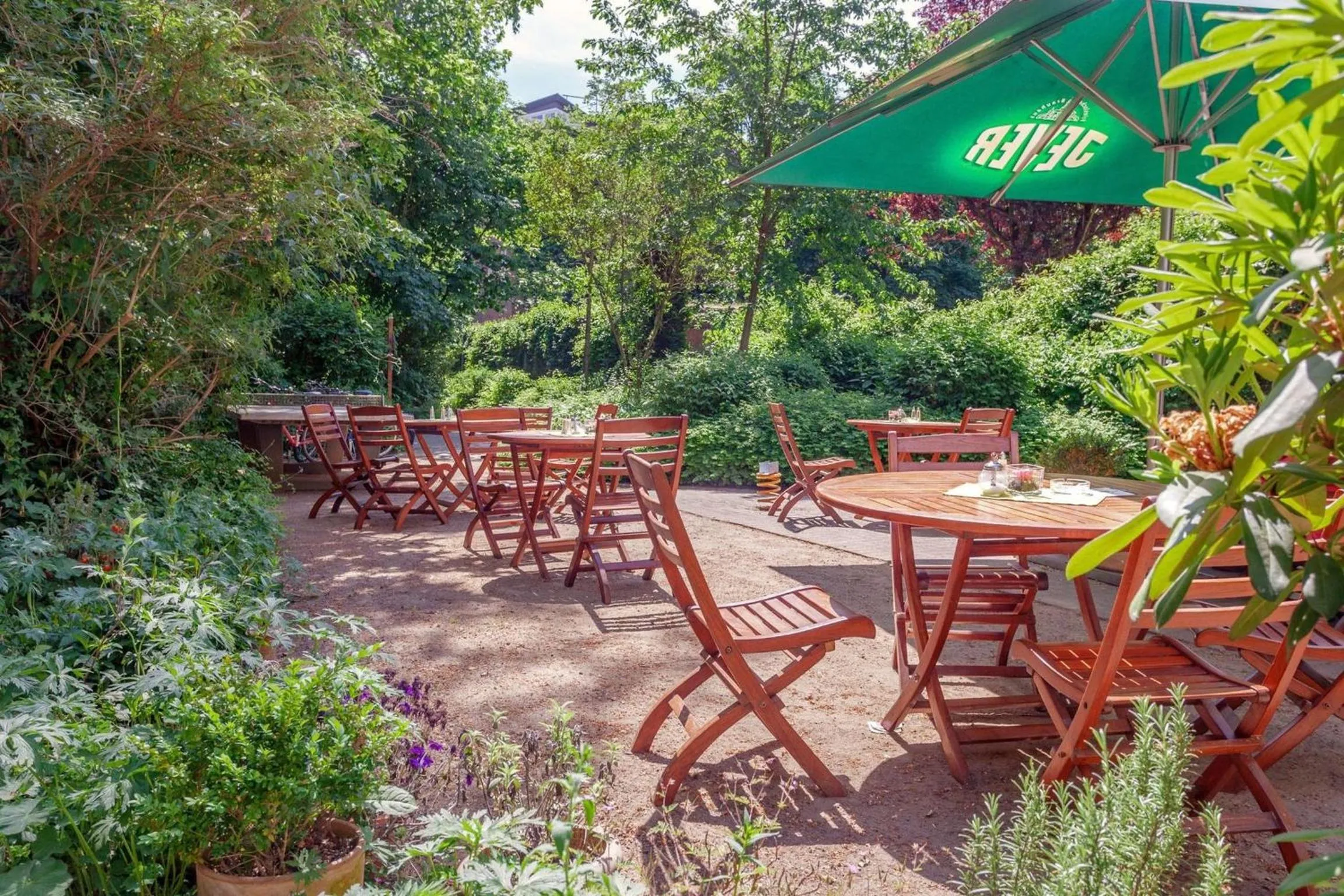 Patio in Stadthaushotel Hamburg - Inklusionshotel