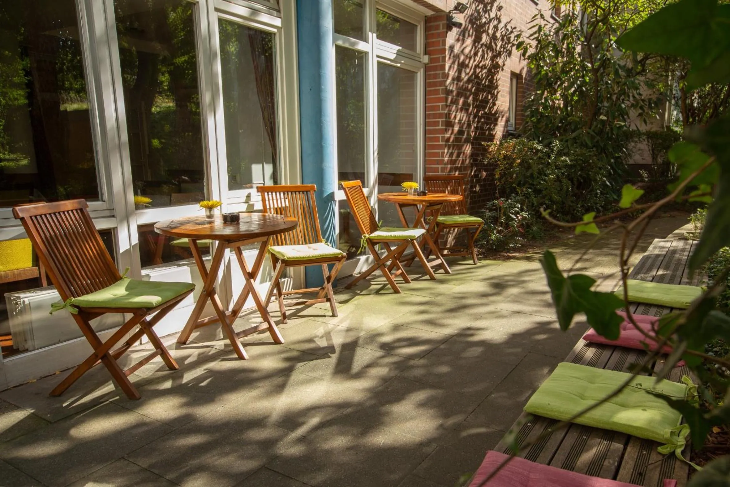 Patio in Stadthaushotel Hamburg - Inklusionshotel