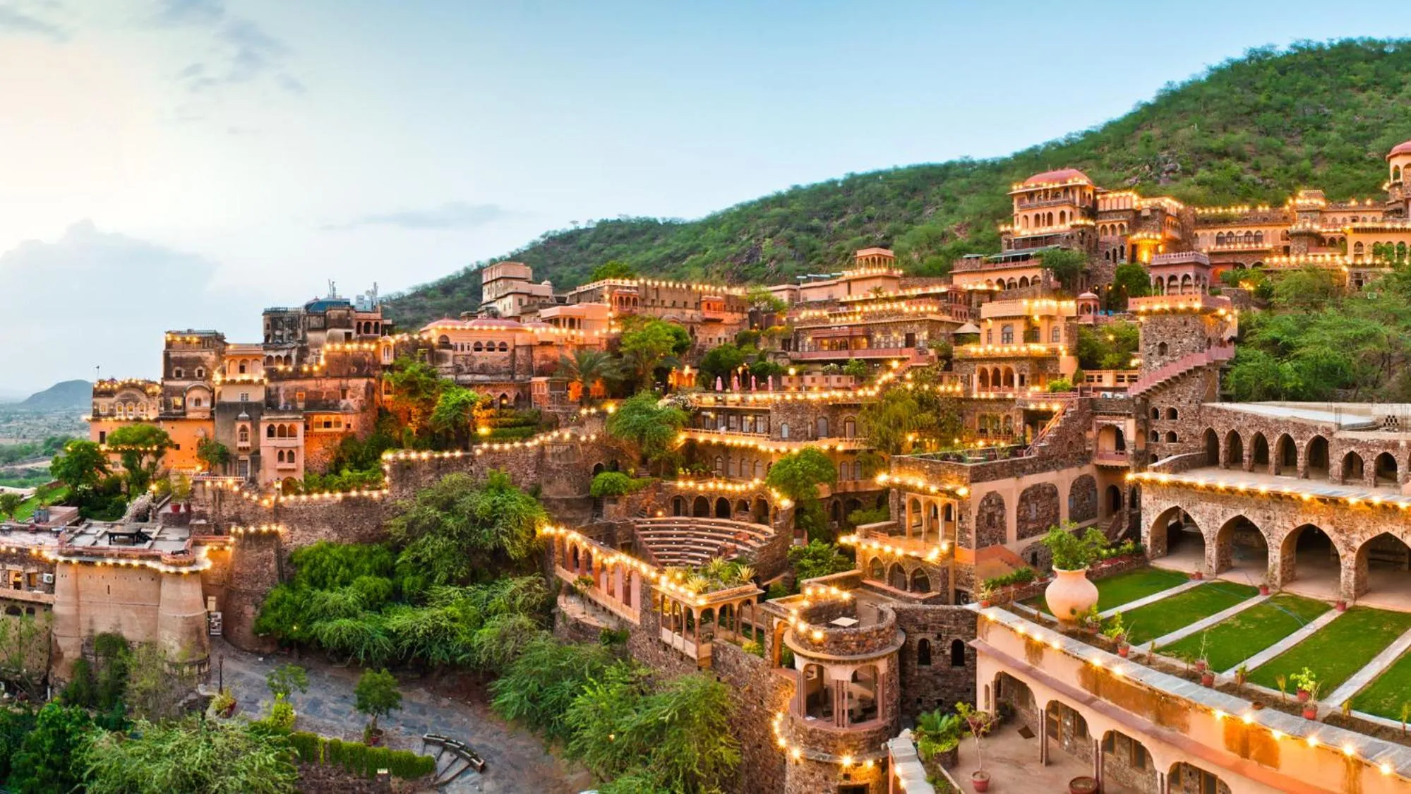 Property building in Neemrana Fort-Palace