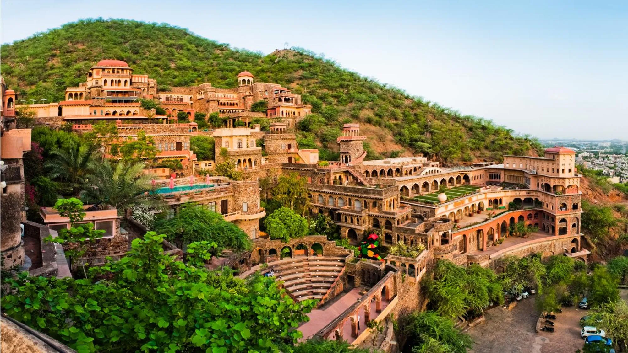 Property building in Neemrana Fort-Palace