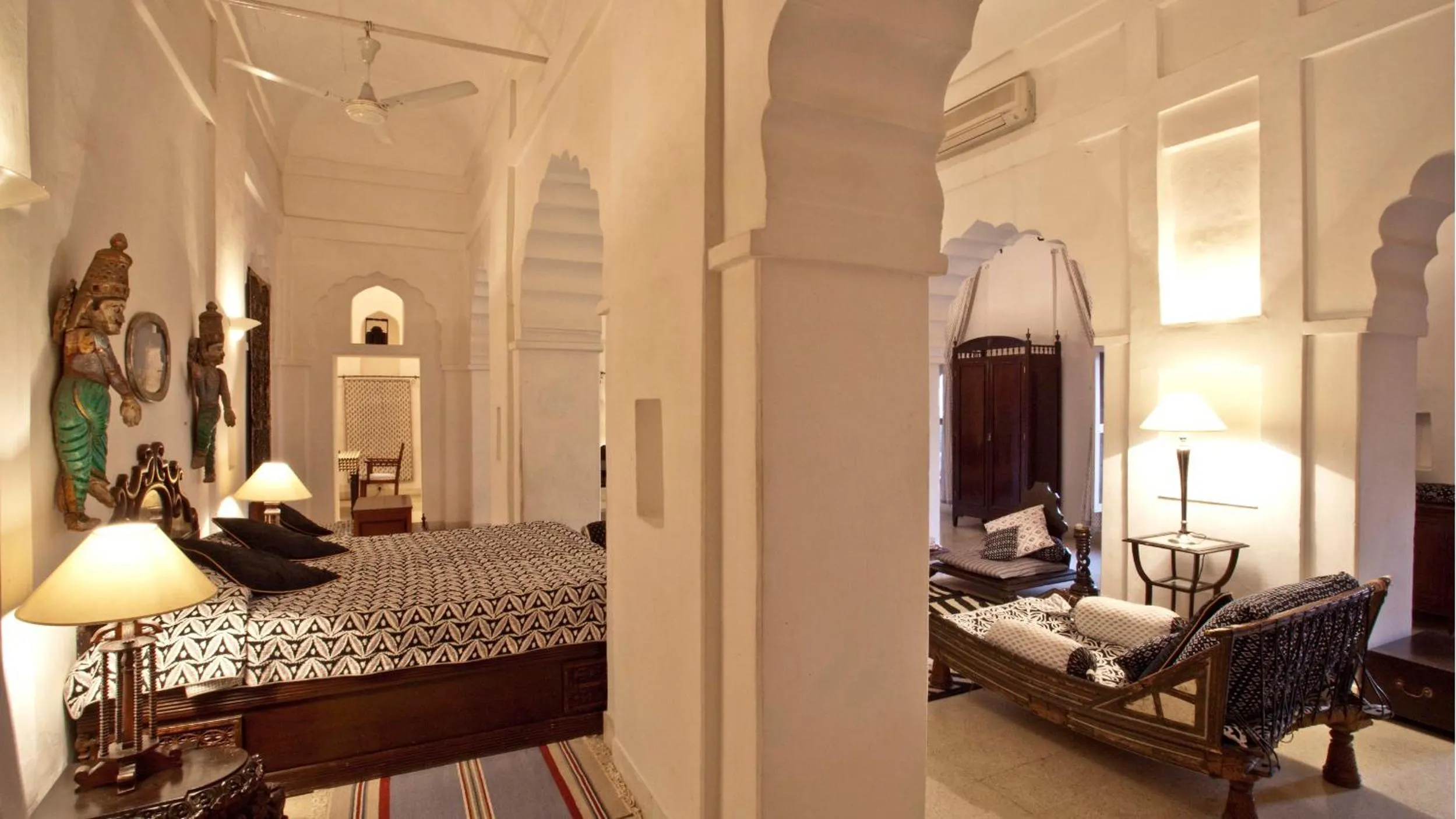Living room in Neemrana Fort-Palace