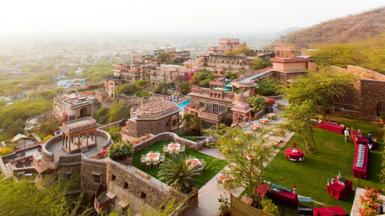 Property building in Neemrana Fort-Palace