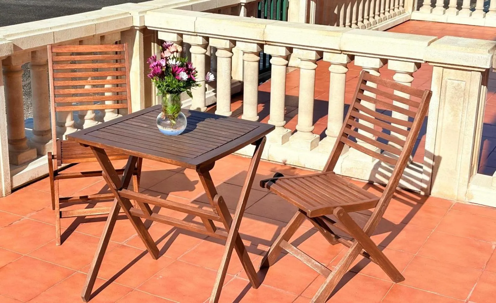 Patio in Apartamentos Luarca