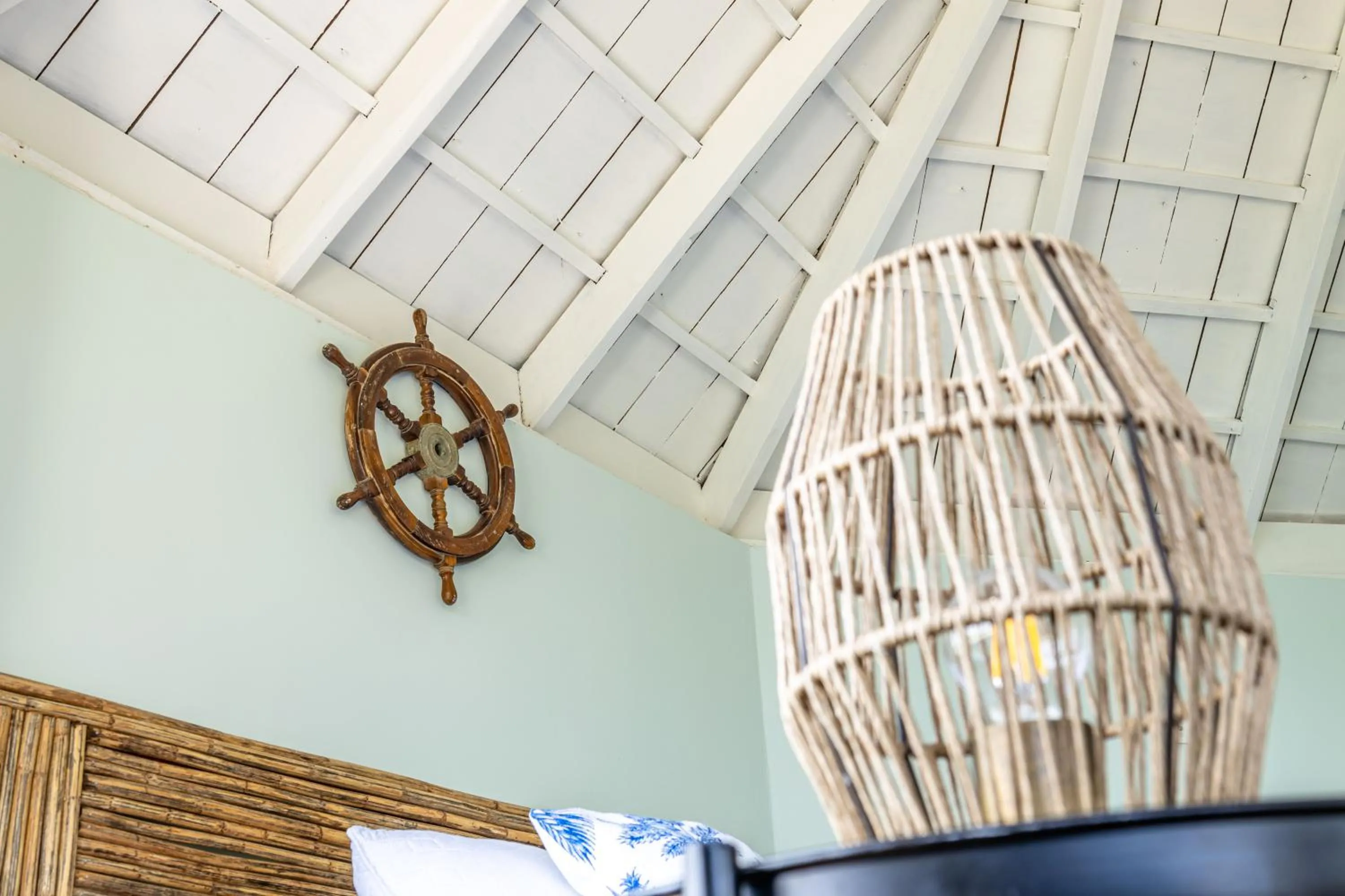 Decorative detail in Fragata Island House