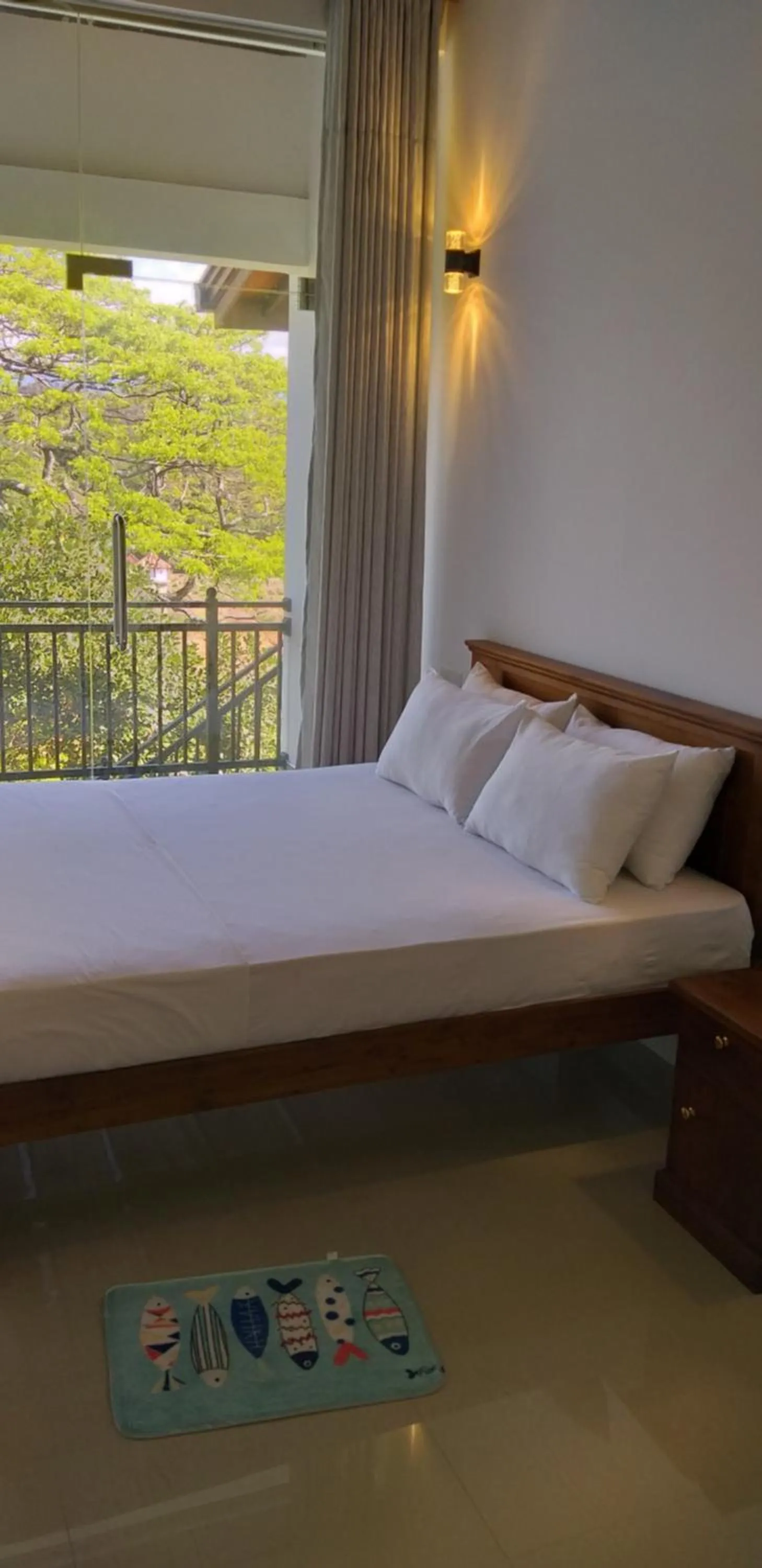 Bed in Mahaweli King's Villa