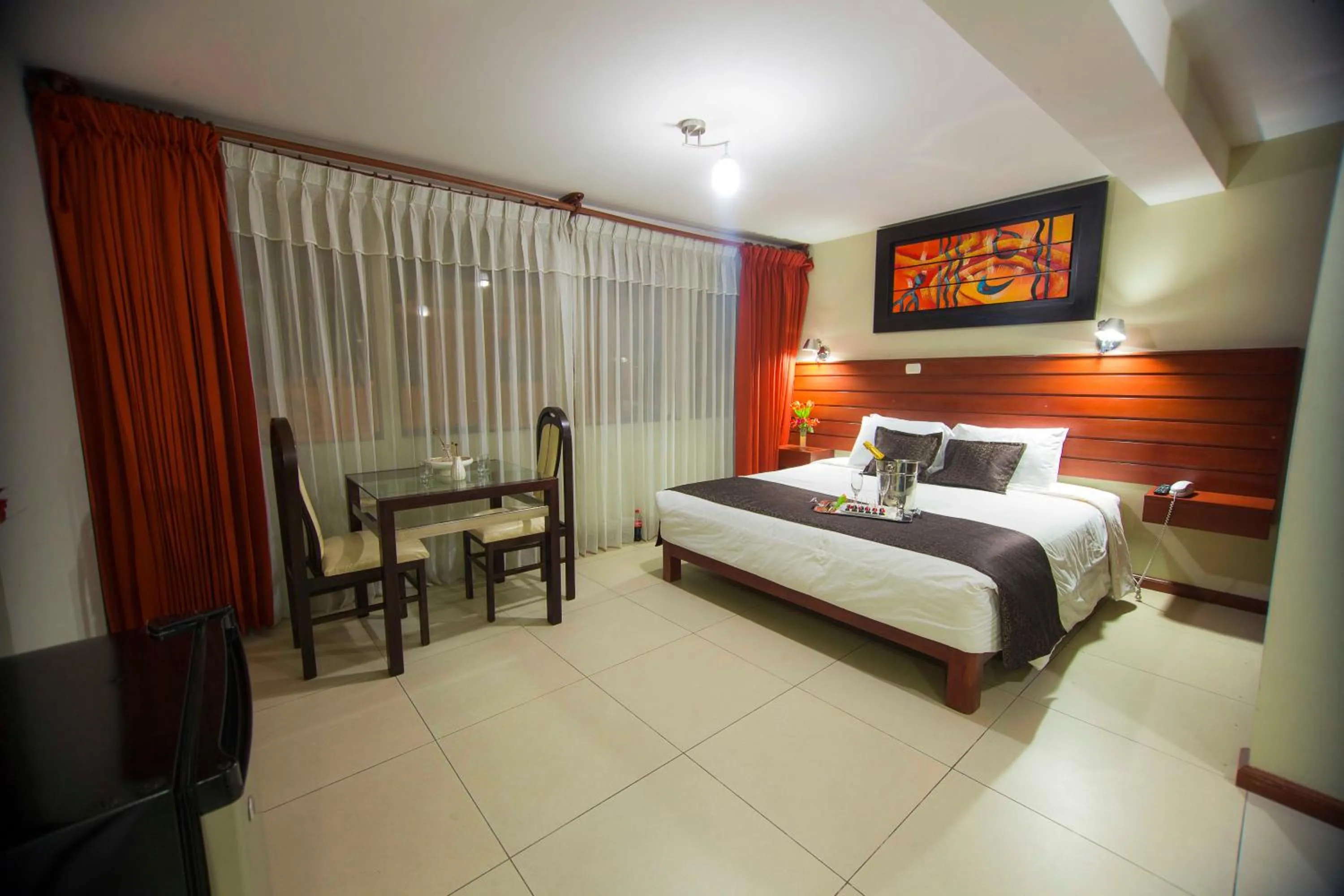 Bed in Hotel La Casona Del Olivo Arequipa