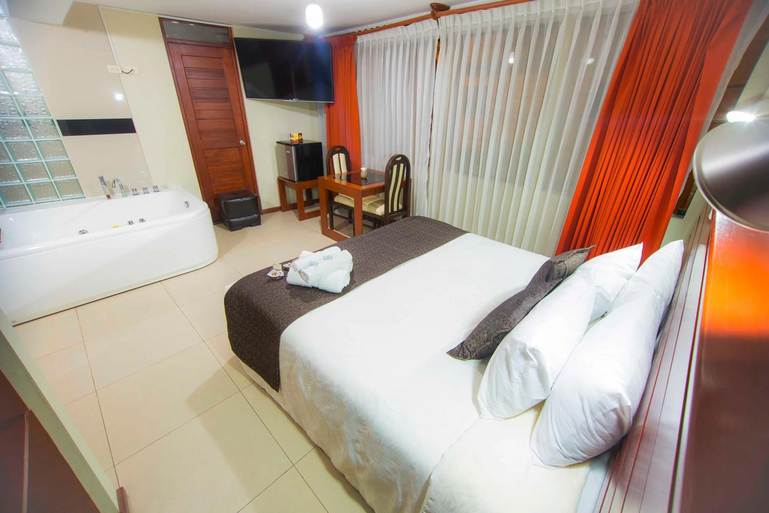 Bed in Hotel La Casona Del Olivo Arequipa