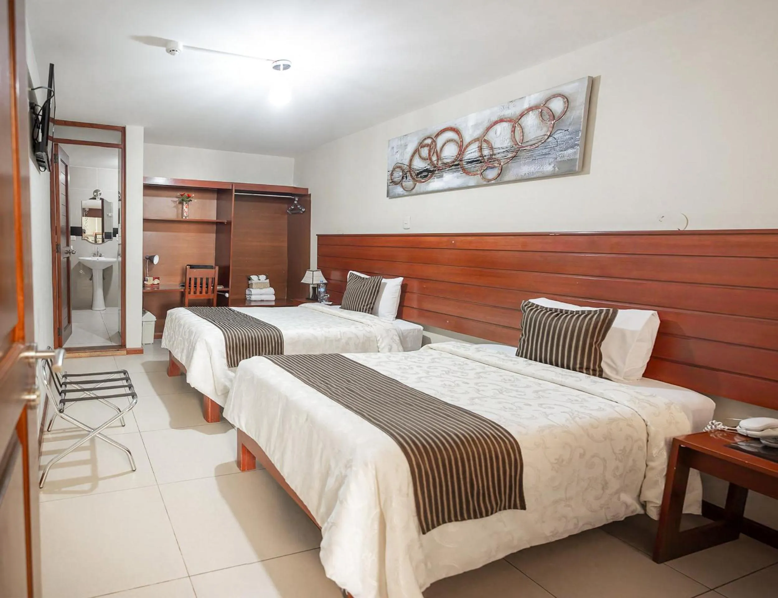 Bed in Hotel La Casona Del Olivo Arequipa