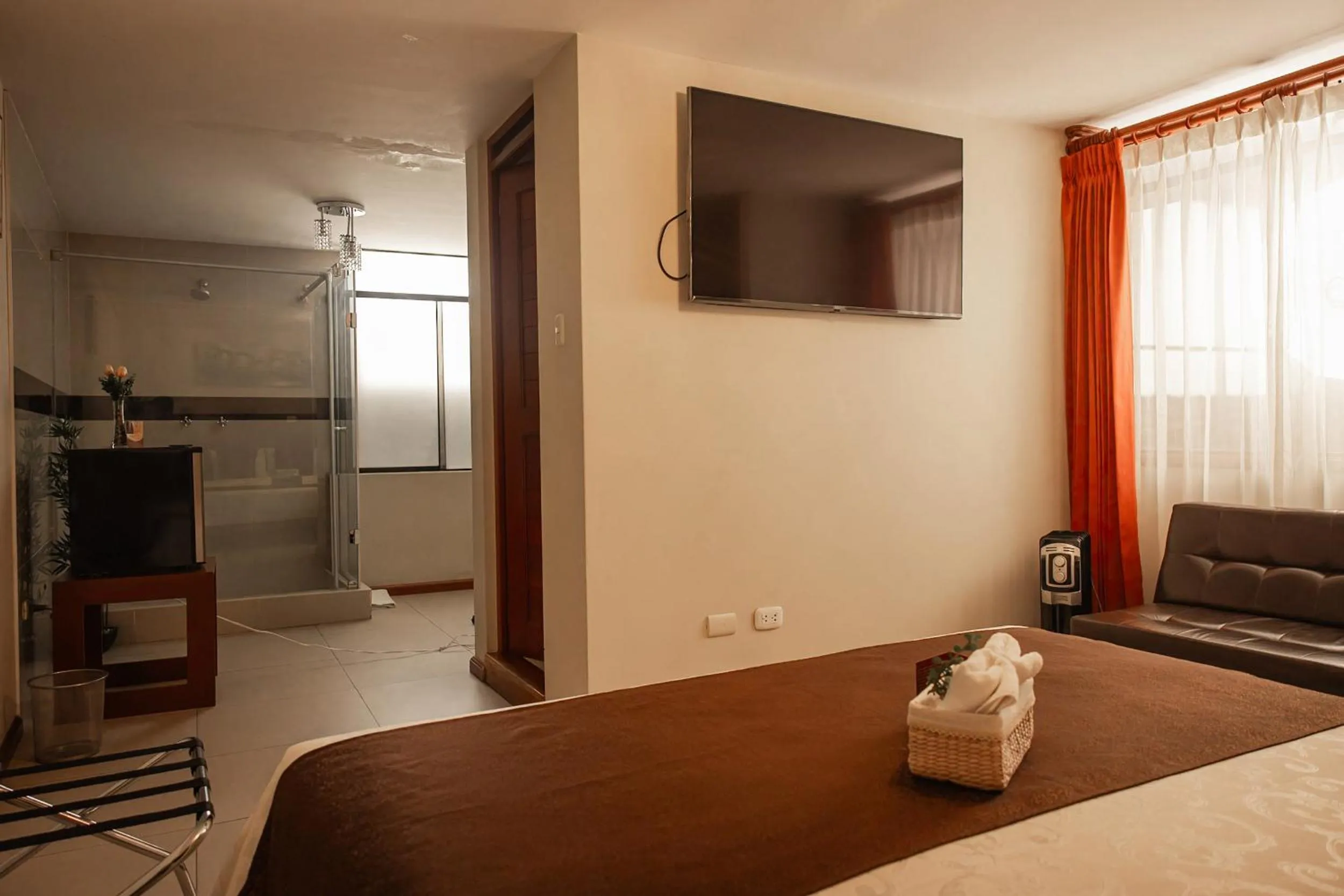 Bed in Hotel La Casona Del Olivo Arequipa