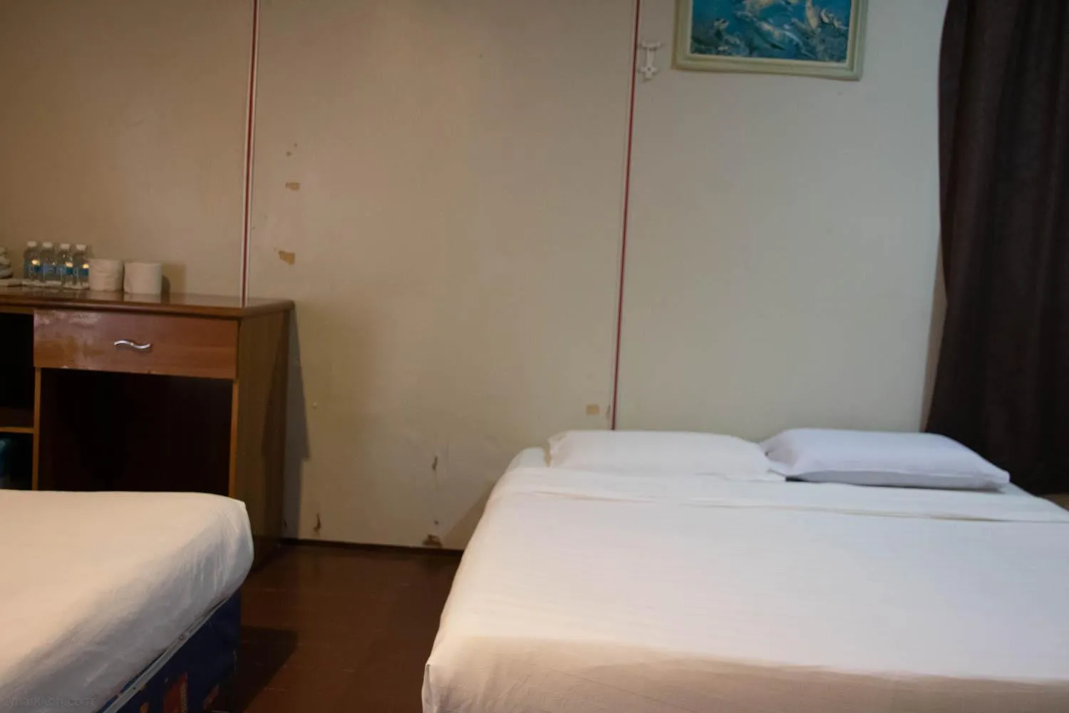 Bed in Sea Lion Pulau Ketam Inn