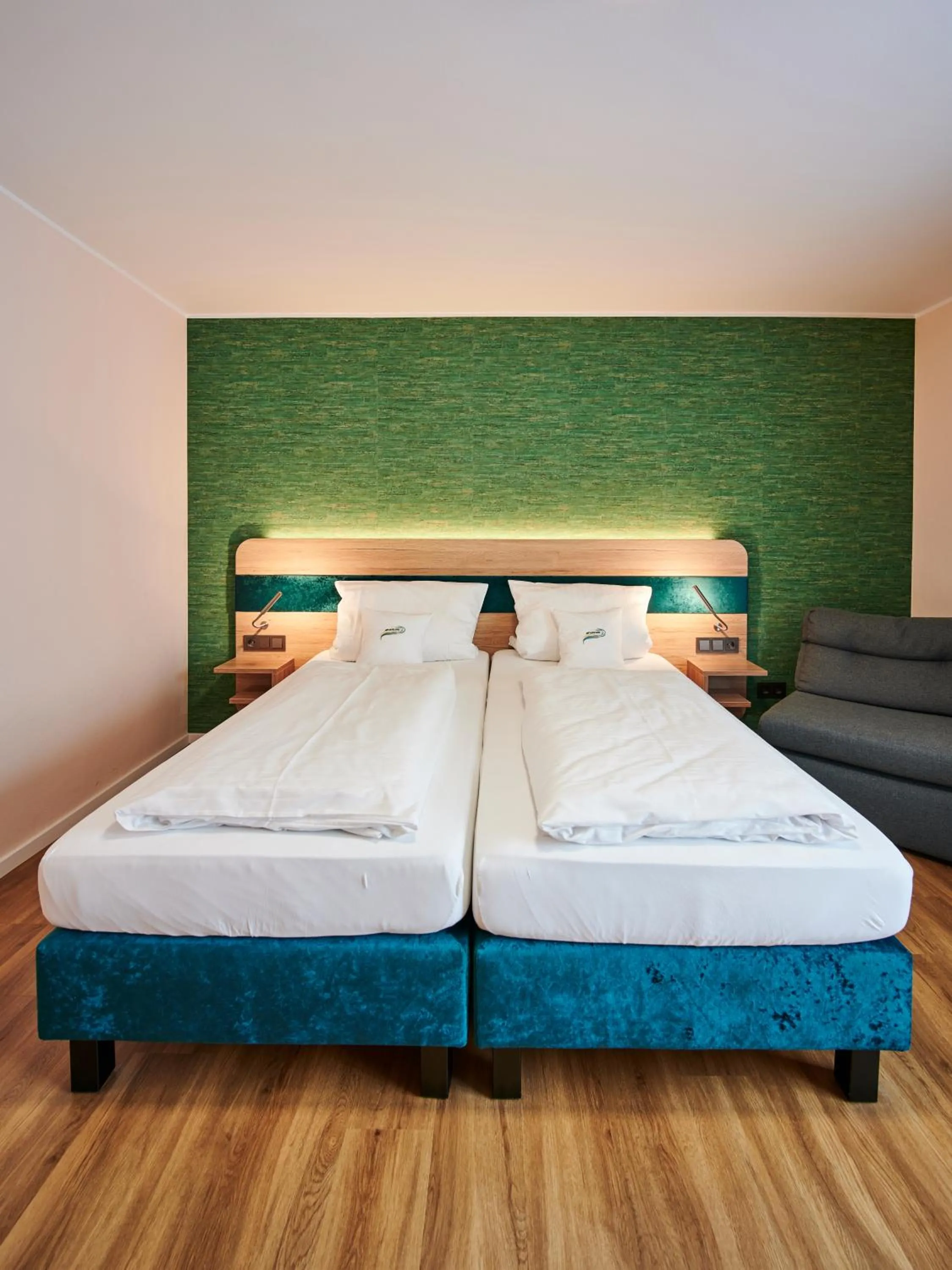Bed in Art Hotel Eifel
