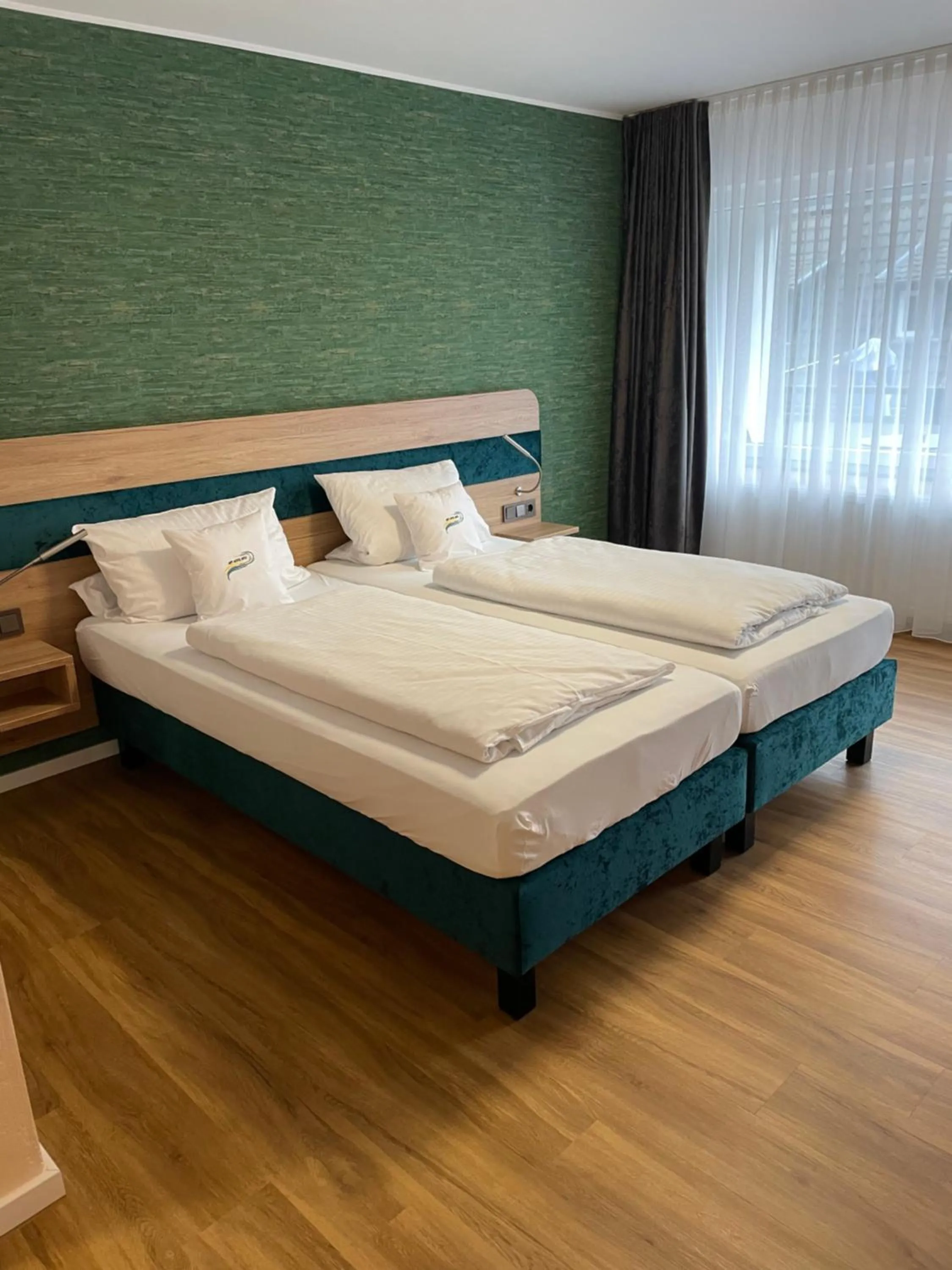 Bed in Art Hotel Eifel