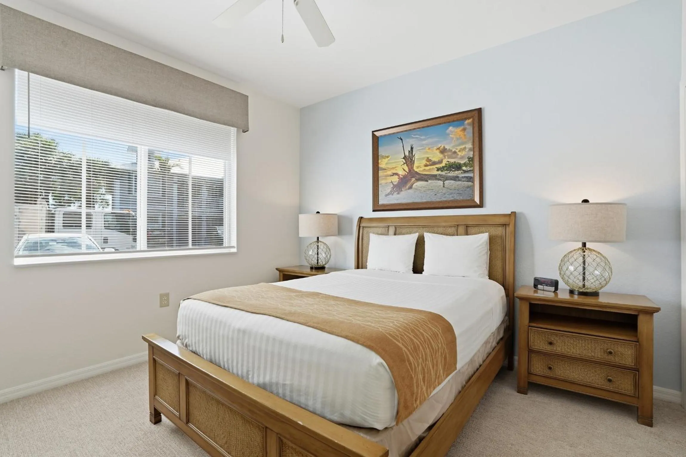 Bed in GreenLinks Golf Villas at Lely Resort