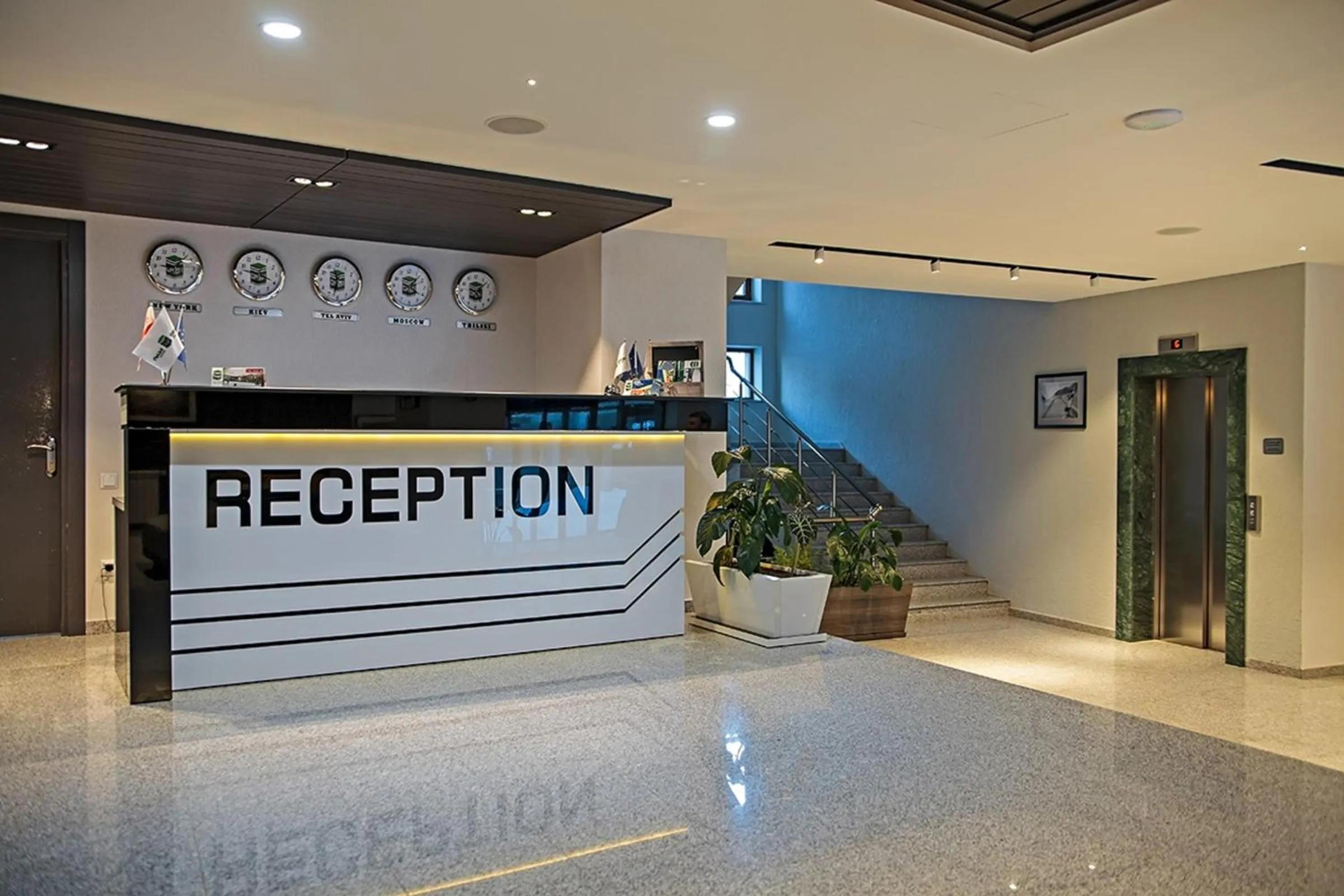 Lobby or reception in Aparthotel Room 107 at Orbi Palace in Bakuriani