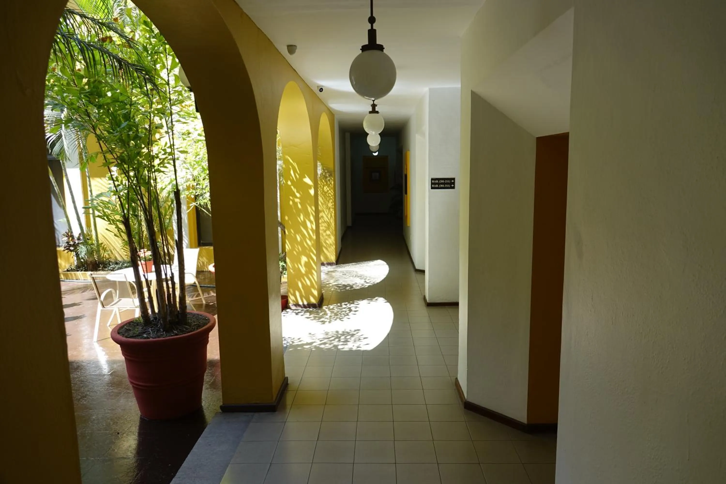 Patio in Hotel America