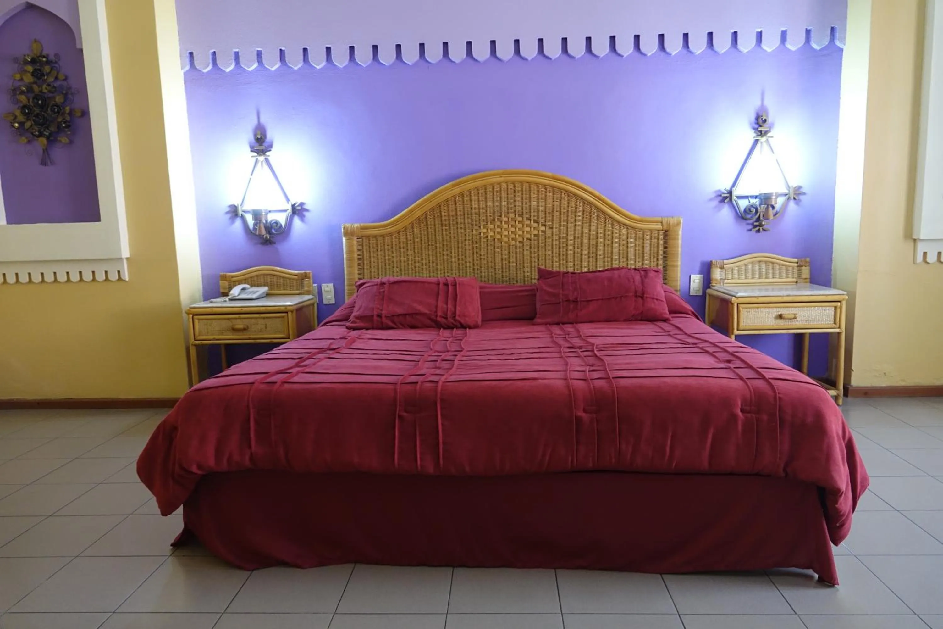 Bed in Hotel America