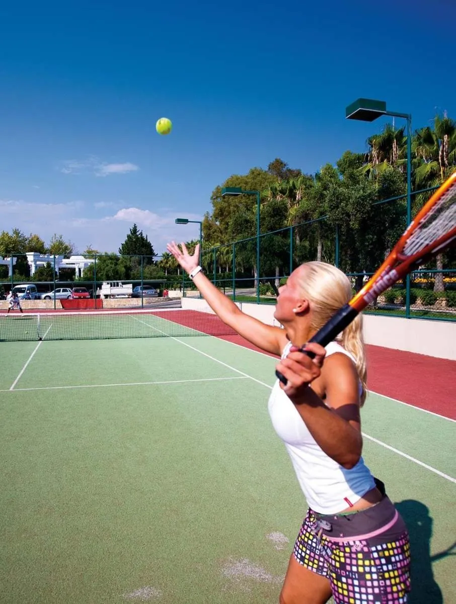 Tennis court in Melas Lara Hotel