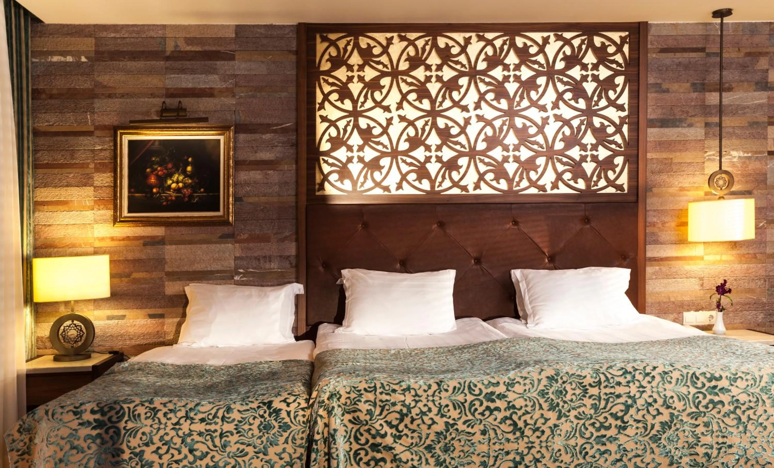 Bed in Melas Lara Hotel