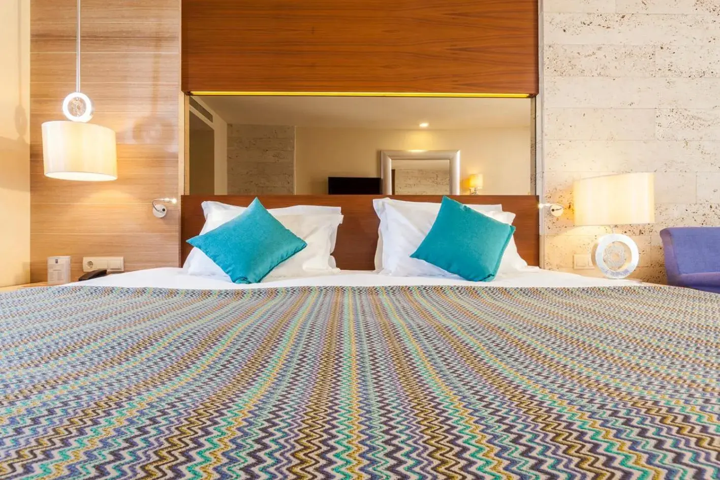 Bed in Melas Lara Hotel Bed in Melas Lara Hotel