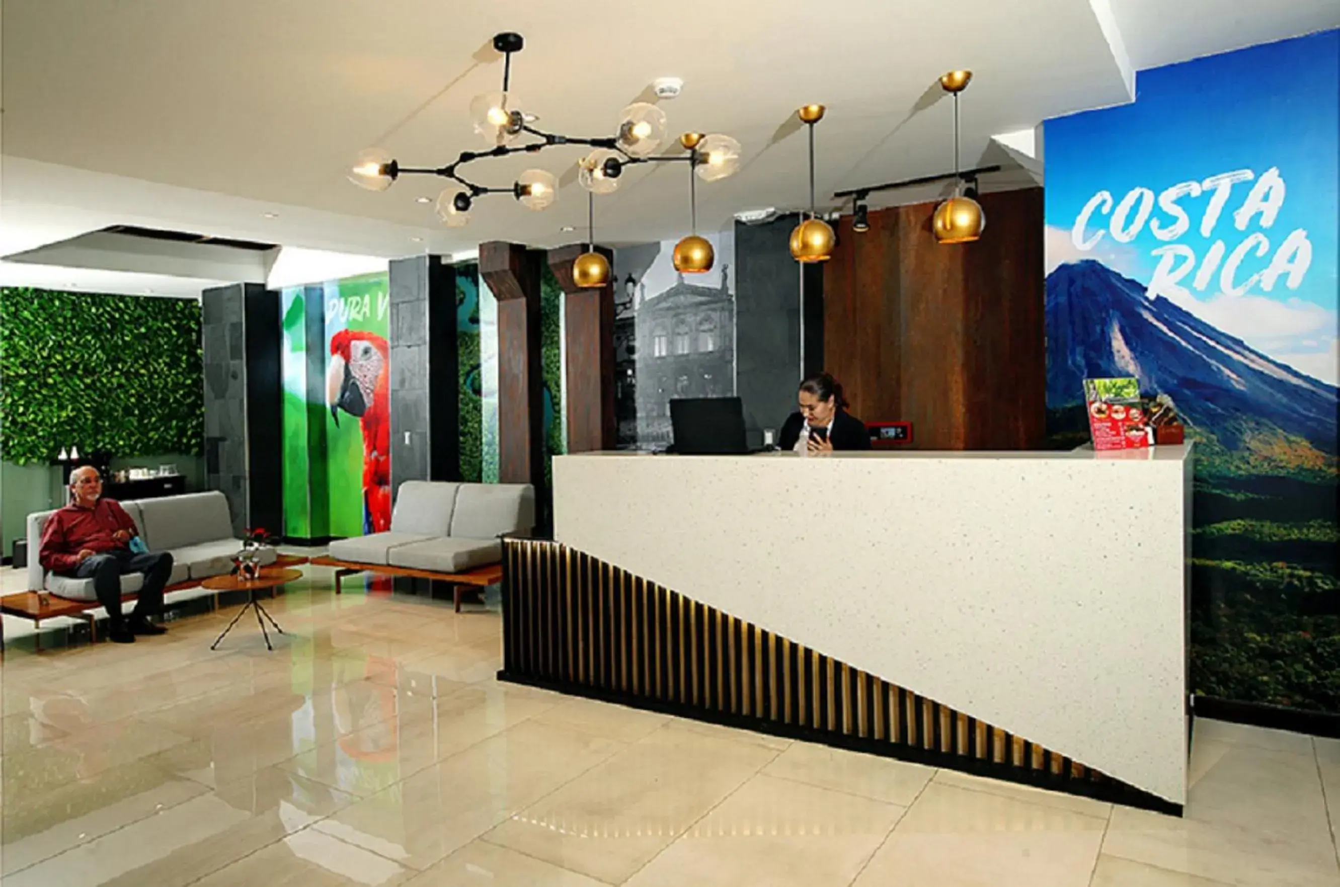 Lobby or reception in Hotel Cultura Plaza Lobby or reception in Hotel Cultura Plaza