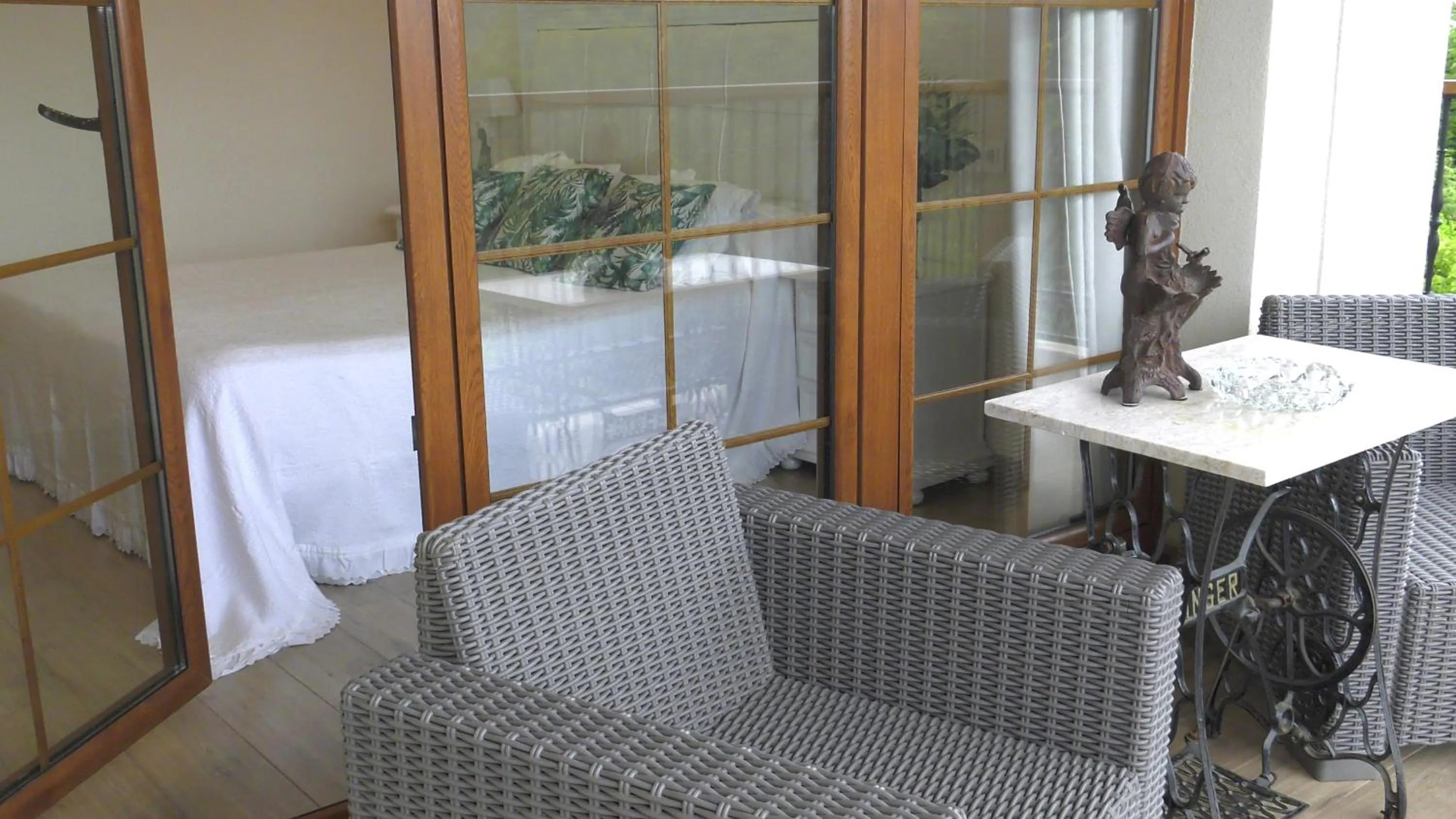 Balcony/Terrace in Hotel Rural Playa de Aguilar