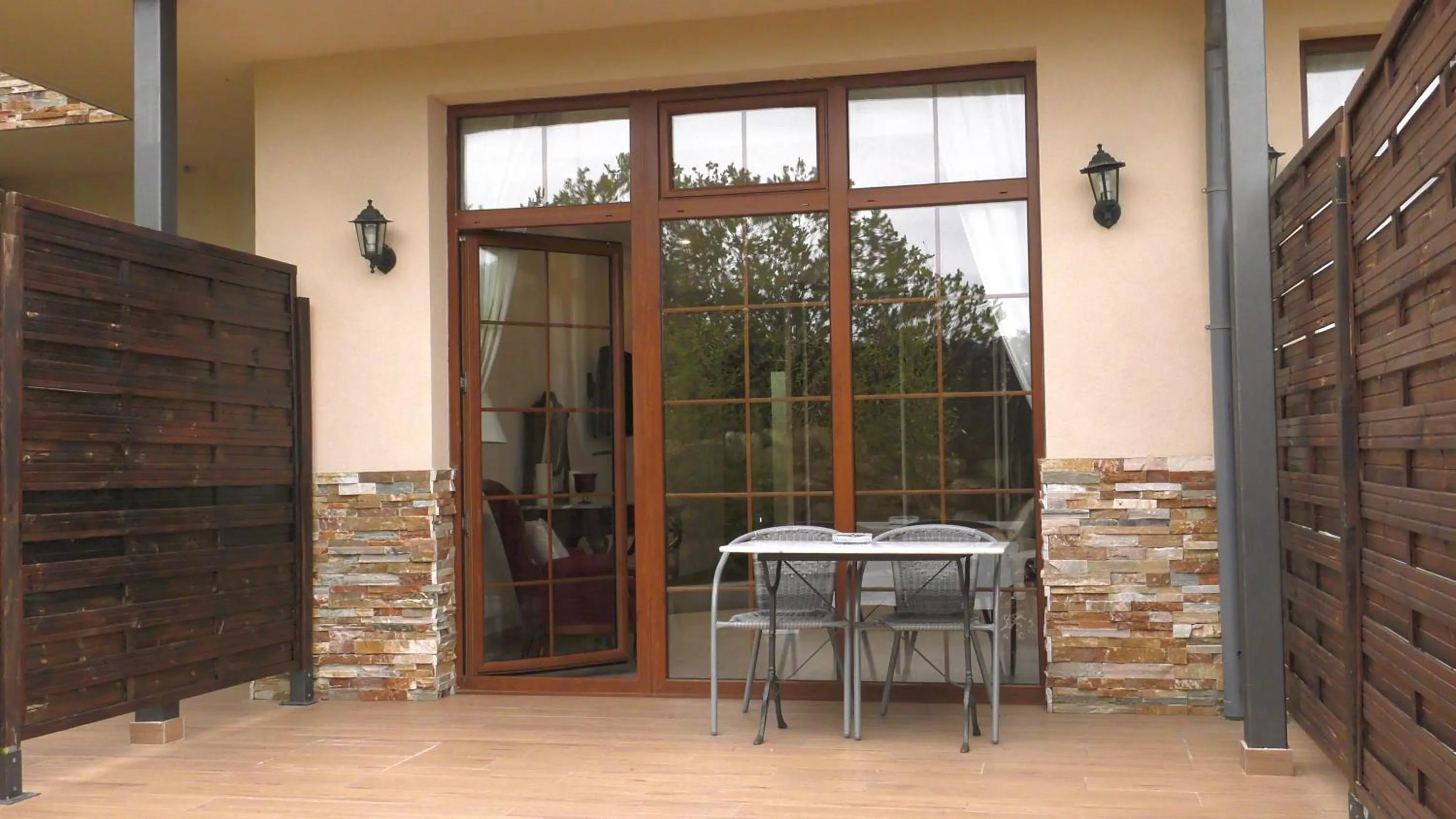 Patio in Hotel Rural Playa de Aguilar