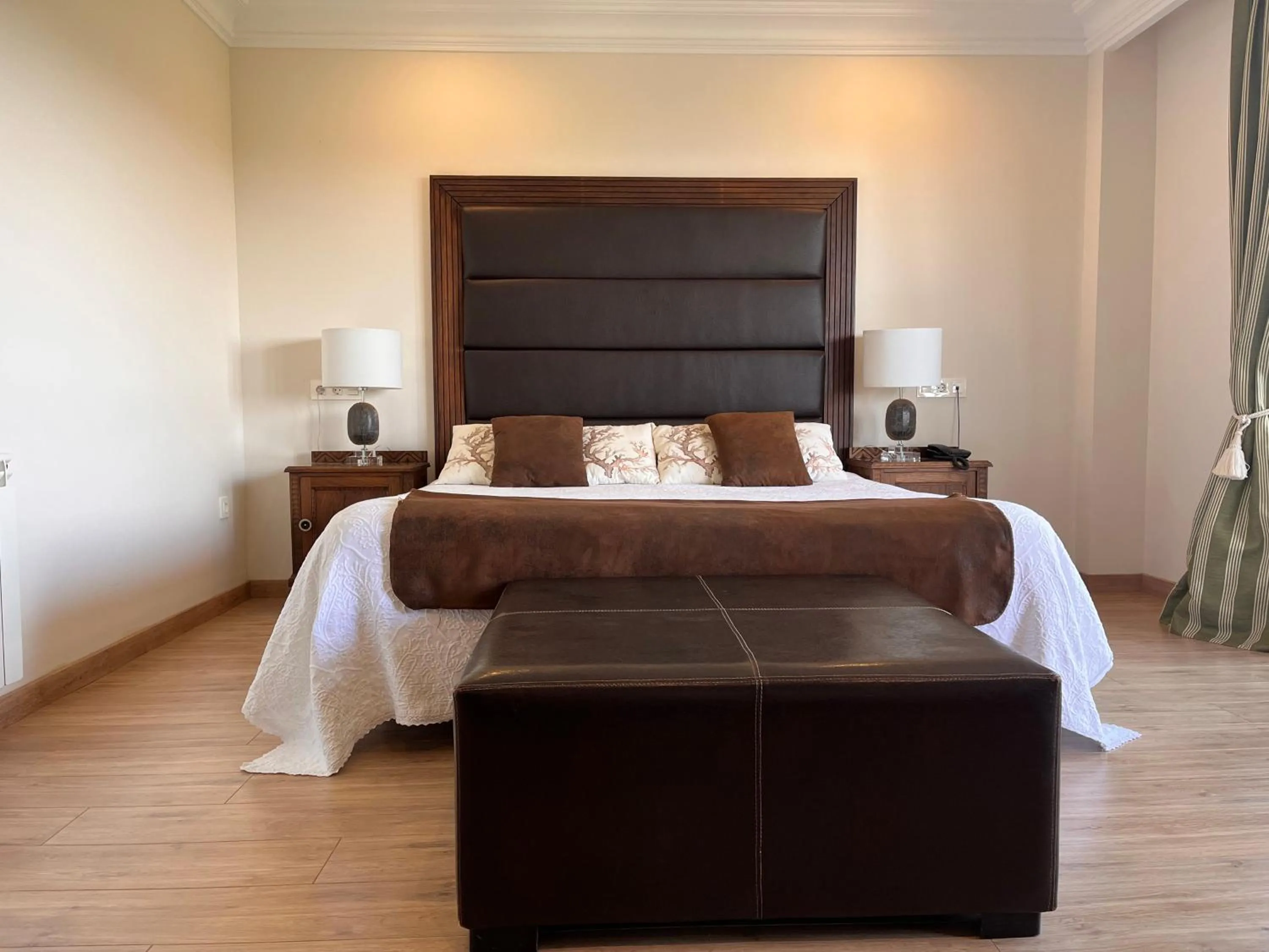 Bed in Hotel Rural Playa de Aguilar