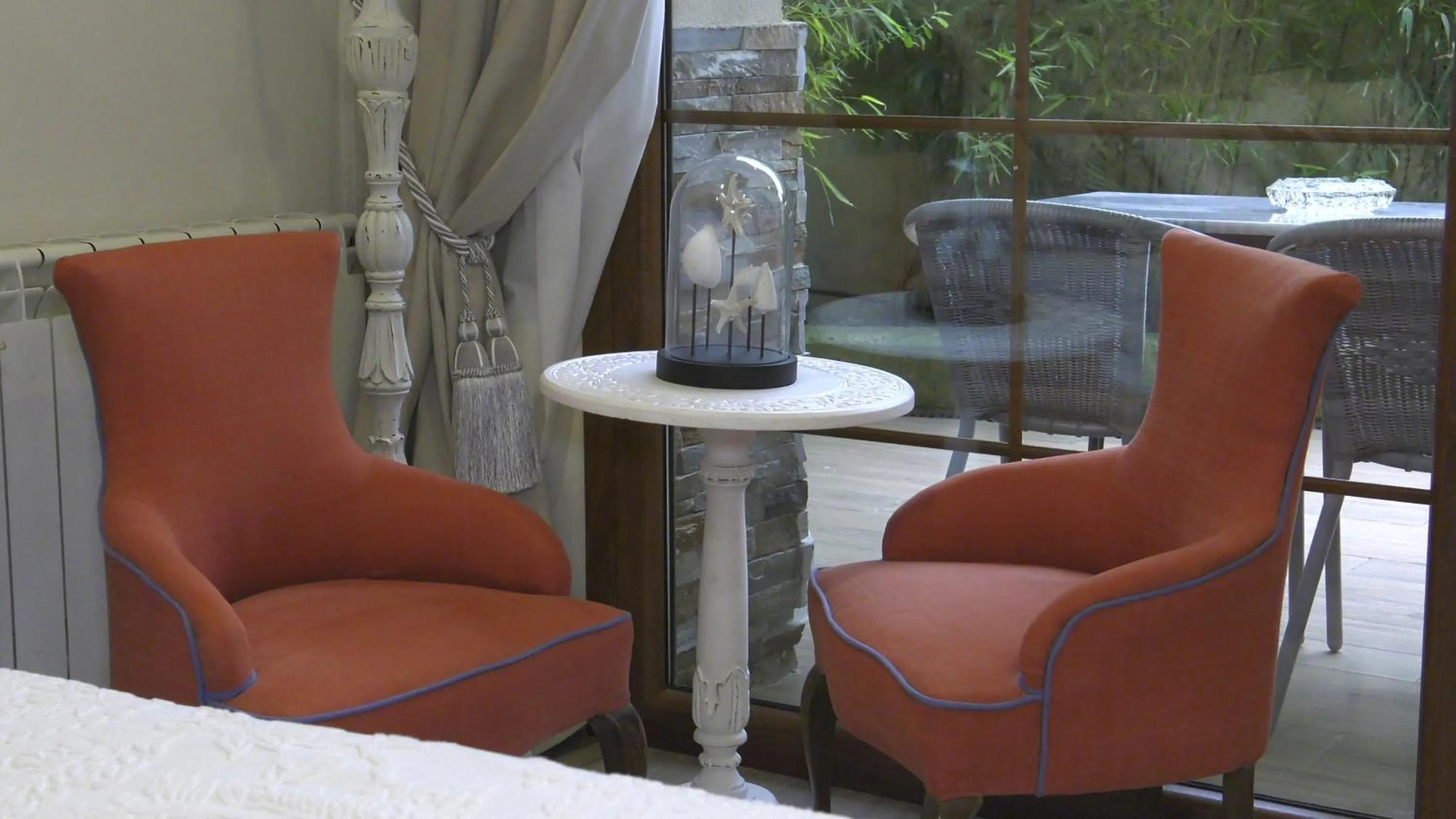 Living room in Hotel Rural Playa de Aguilar