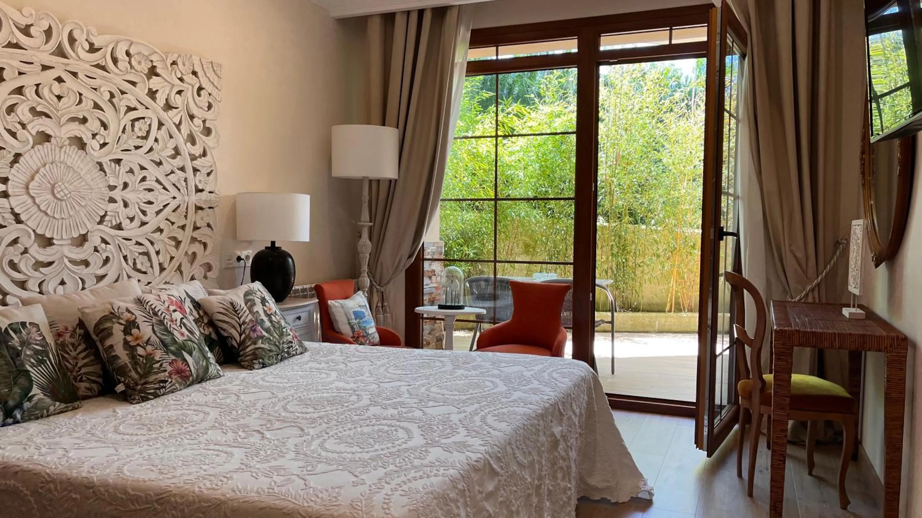 Photo of the whole room, Bed in Hotel Rural Playa de Aguilar