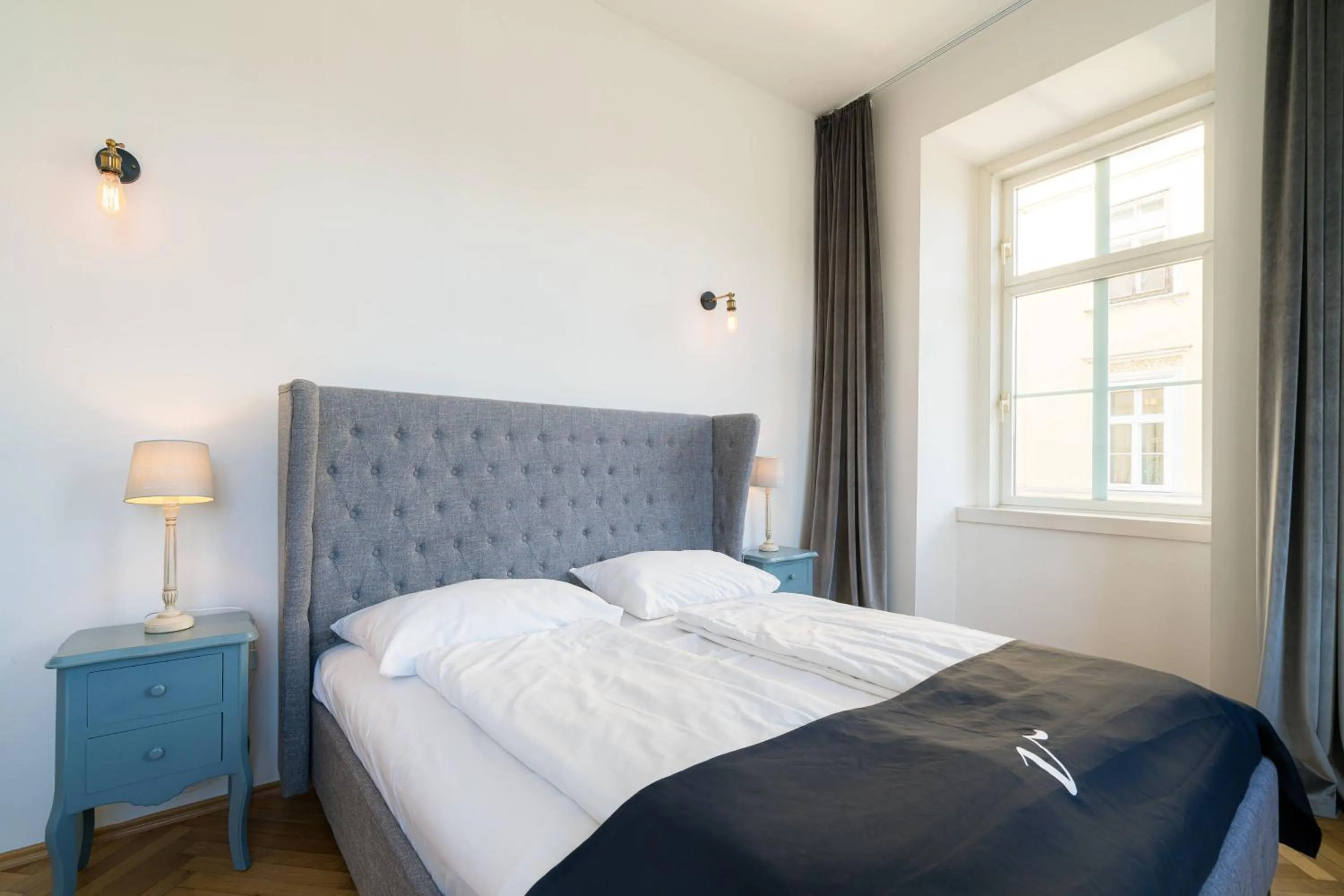 Bed in Vienna Residence, Naschmarkt - Museumsquartier