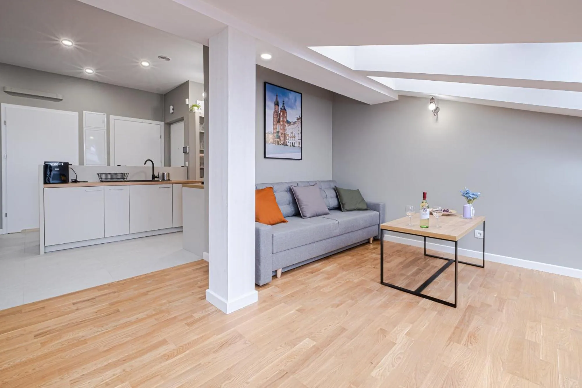 Kitchen or kitchenette in Old Town Vistula Premium Apartments