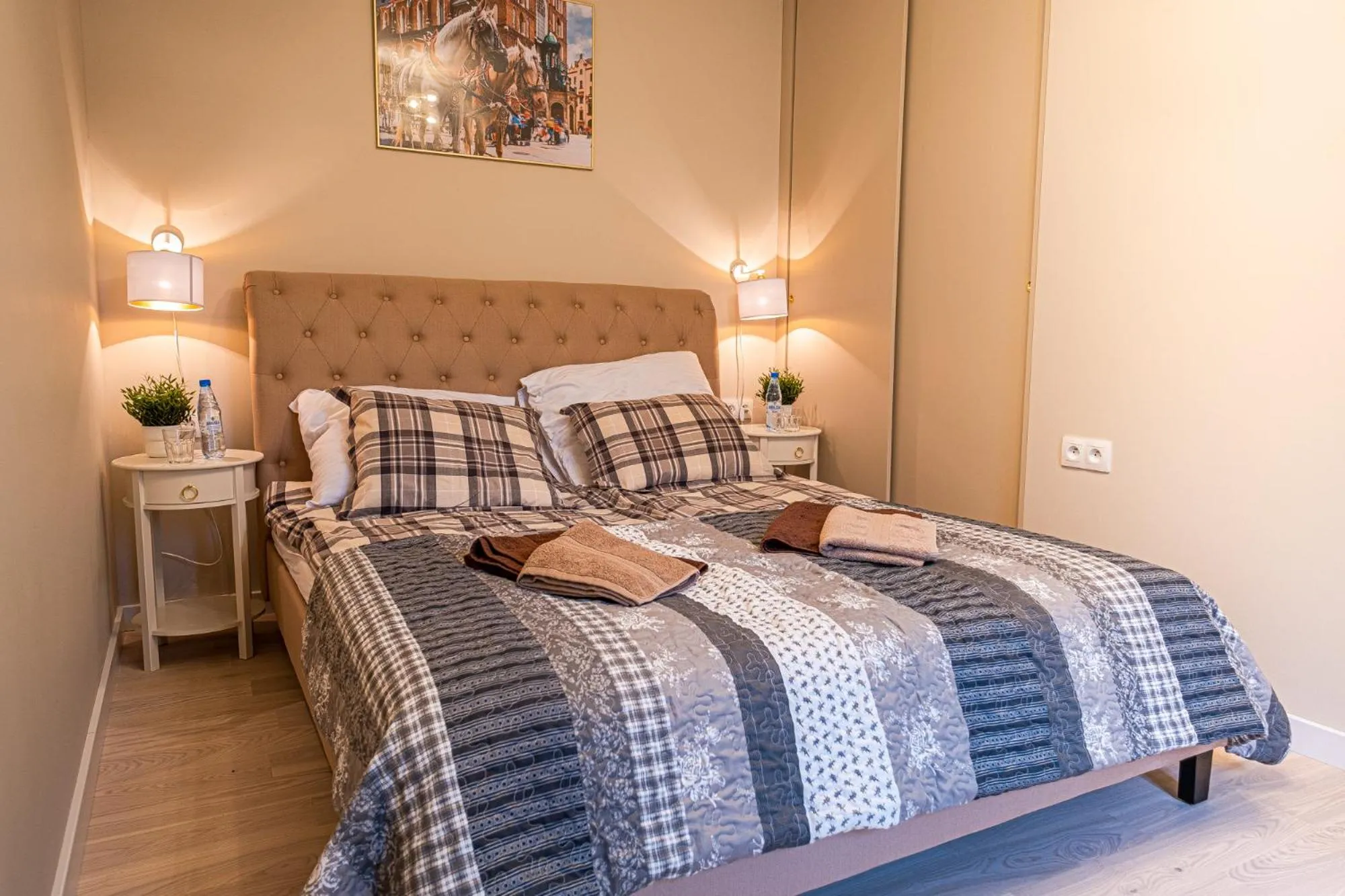 Bed in Old Town Vistula Premium Apartments