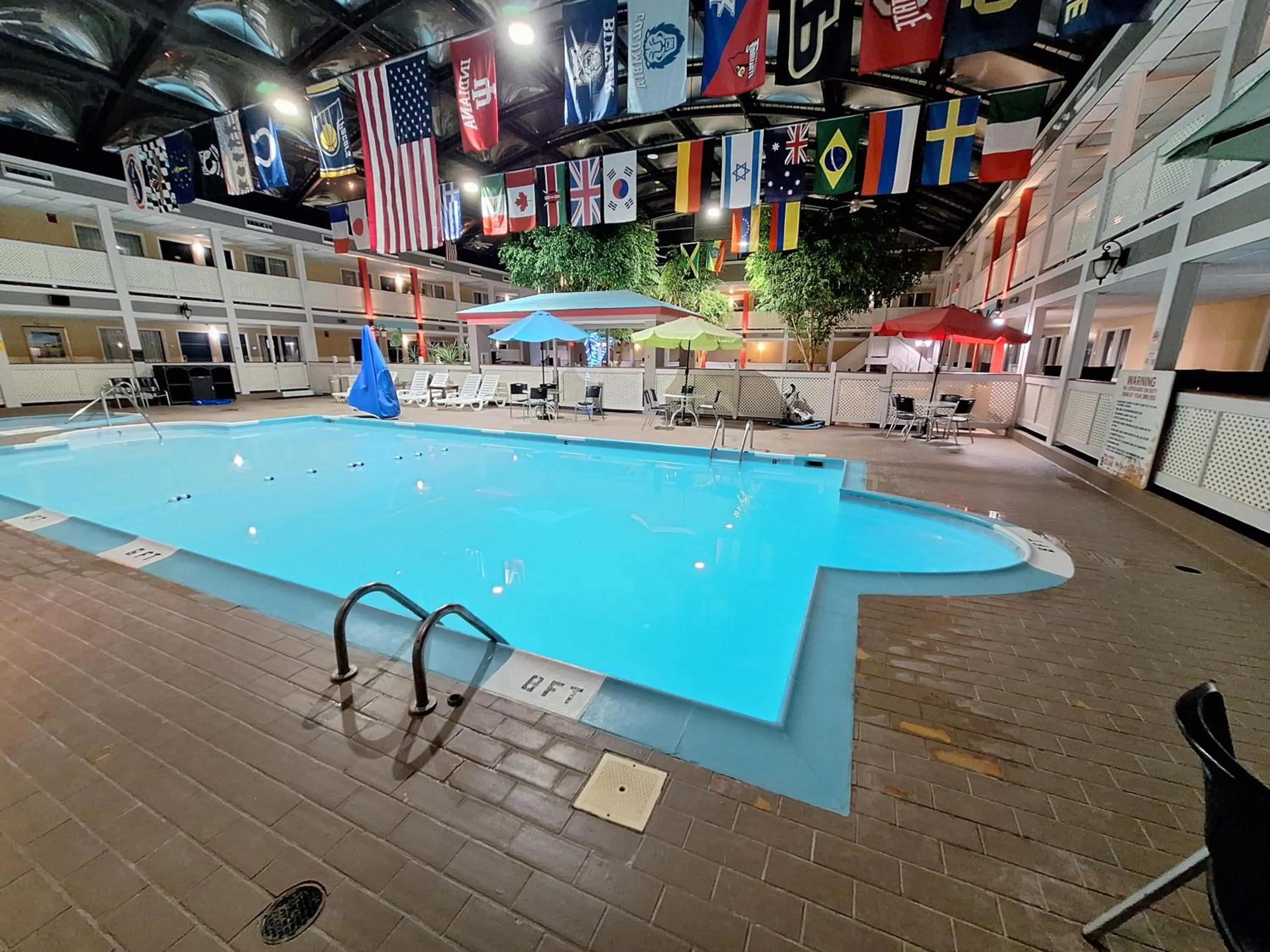 Swimming pool in Travelodge by Wyndham Indianapolis Speedway