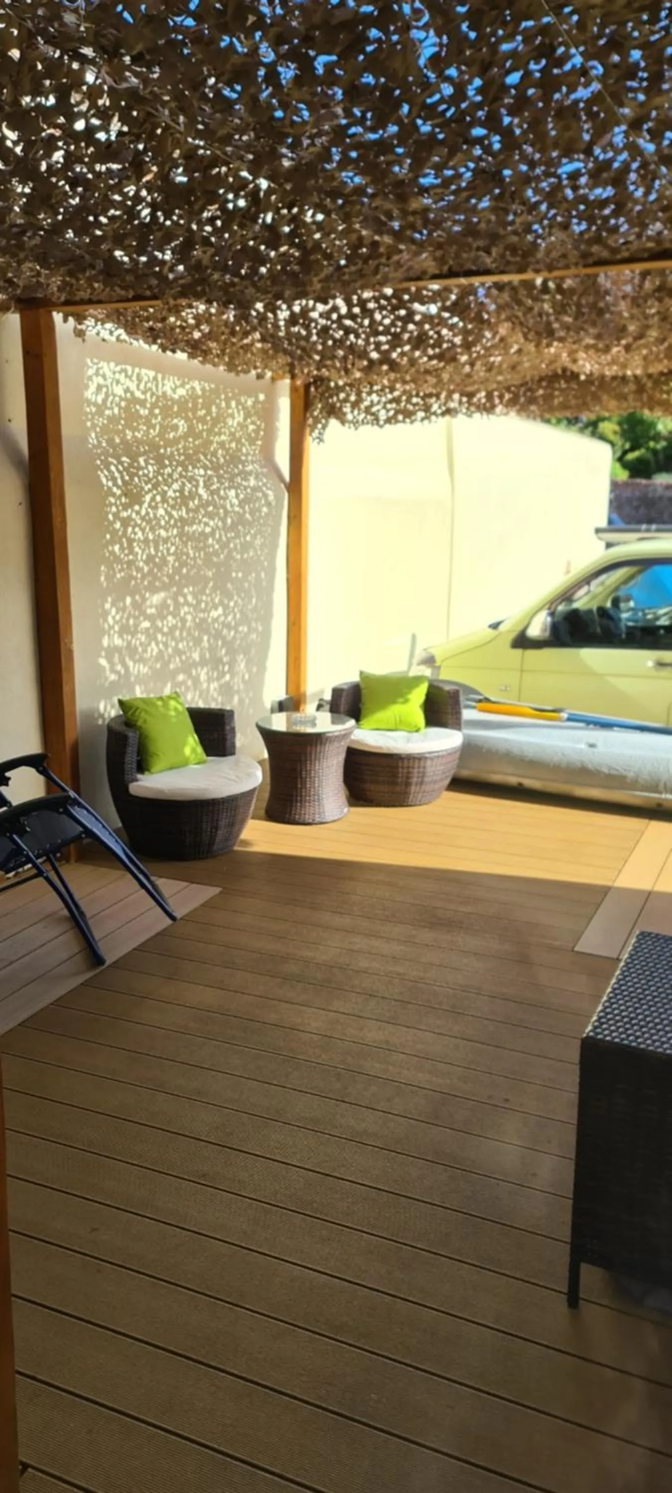 Patio in The Torland - Paignton Seafront - free parking, all rooms en-suite