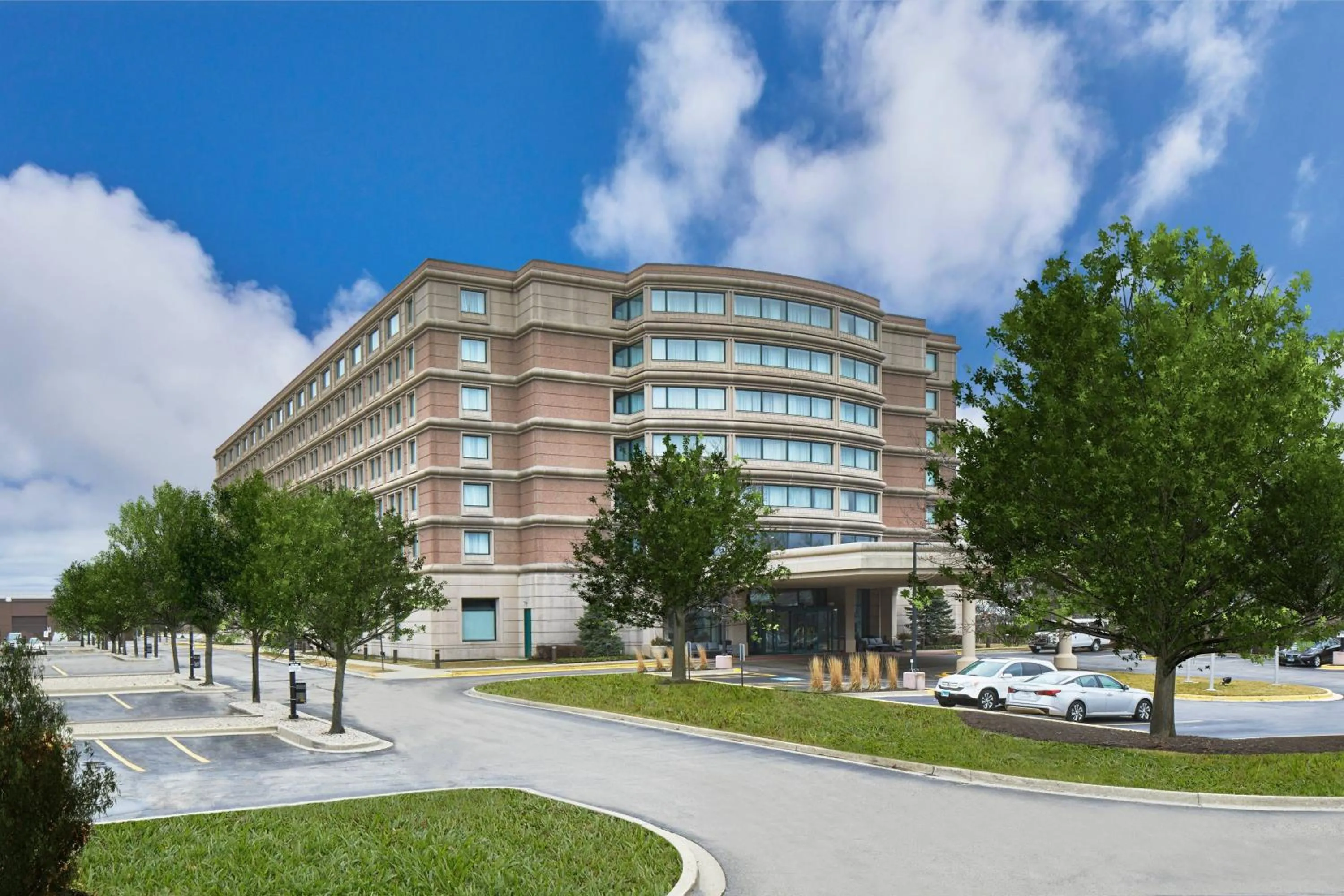 Property building in Renaissance Chicago Glenview Suites Hotel