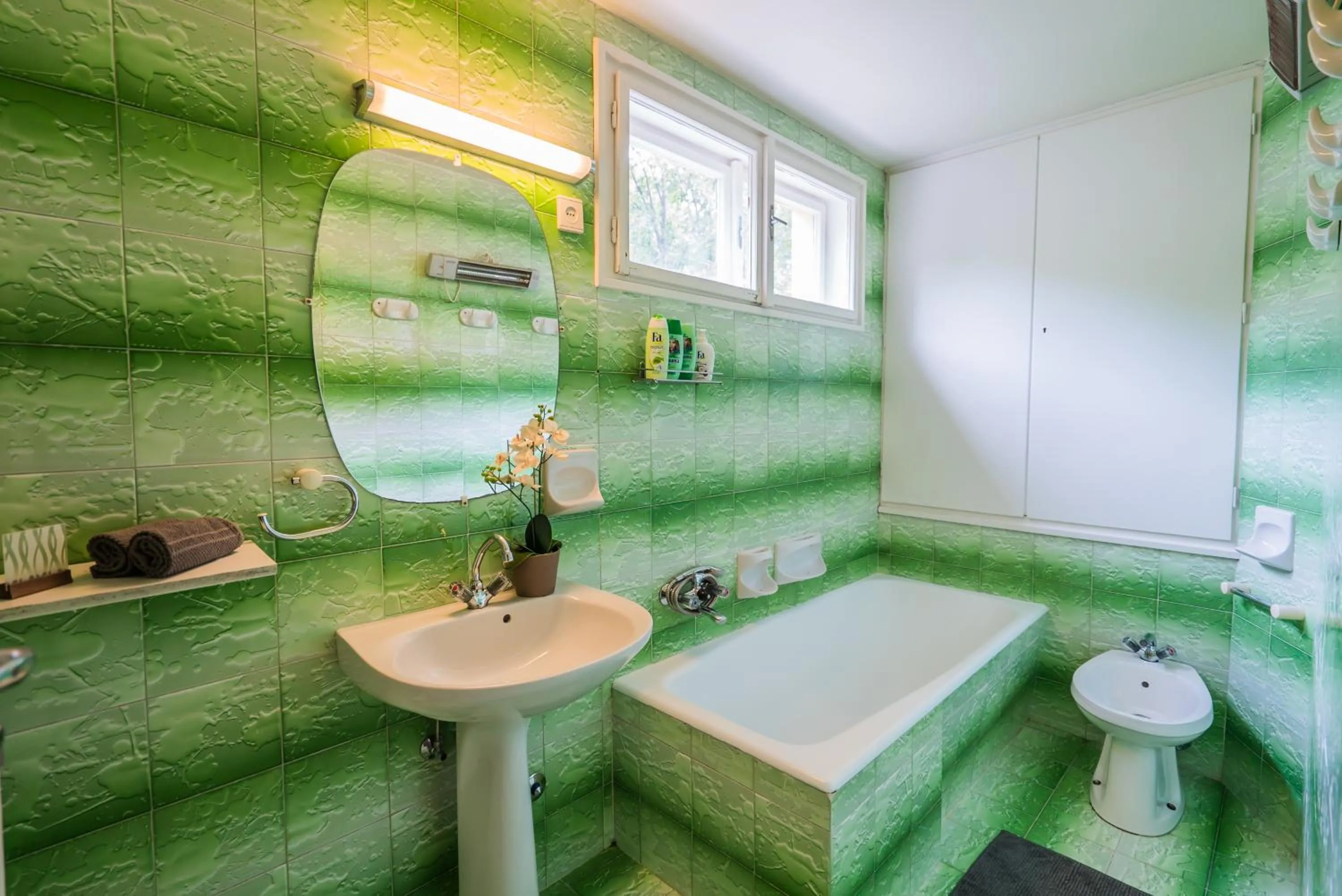 Bathroom in Villa Mária Vendégház