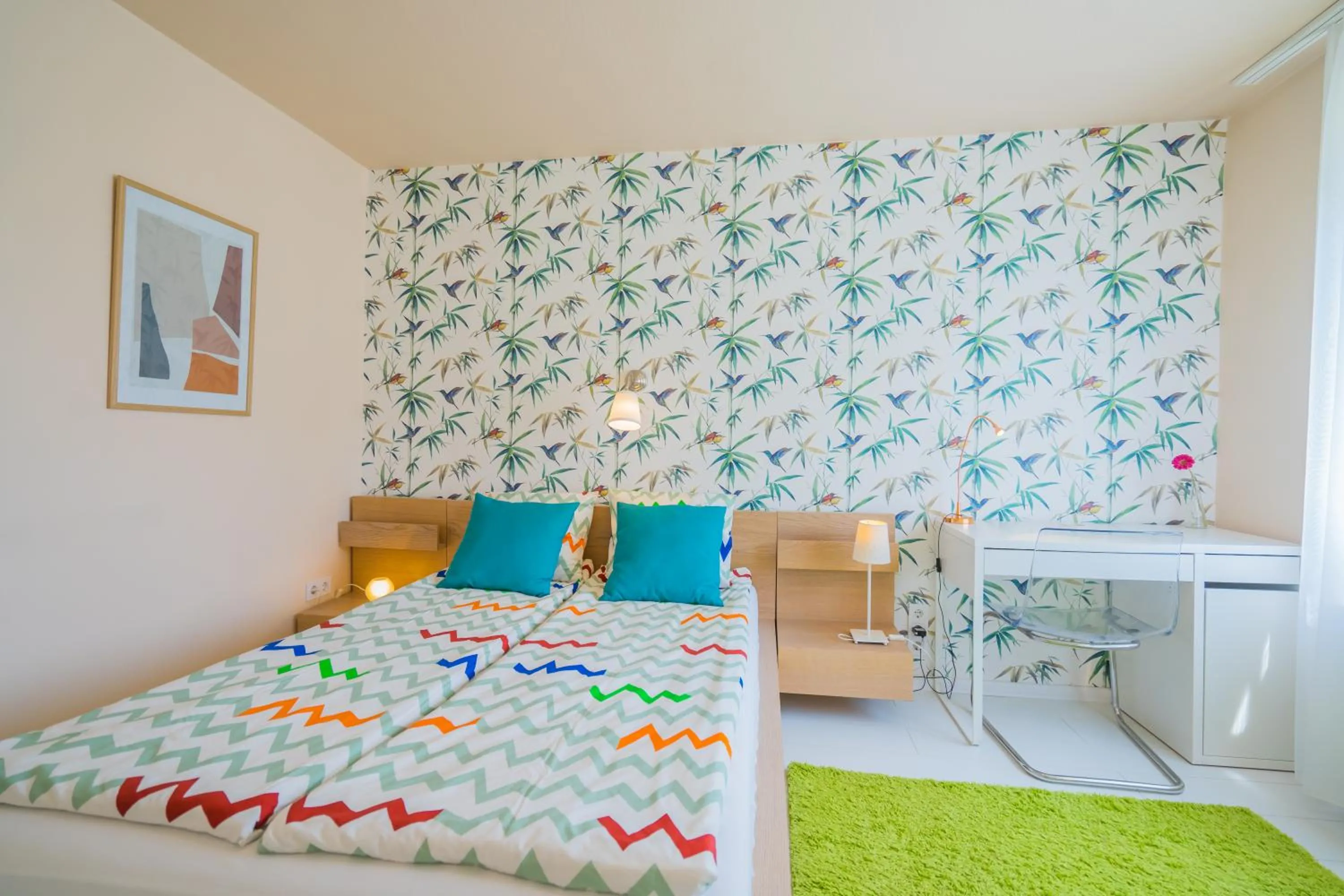 Bed in Villa Mária Vendégház