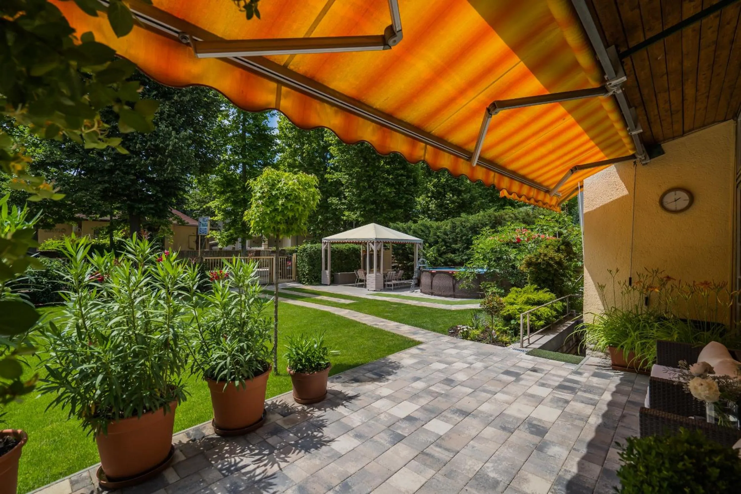 Patio in Villa Mária Vendégház