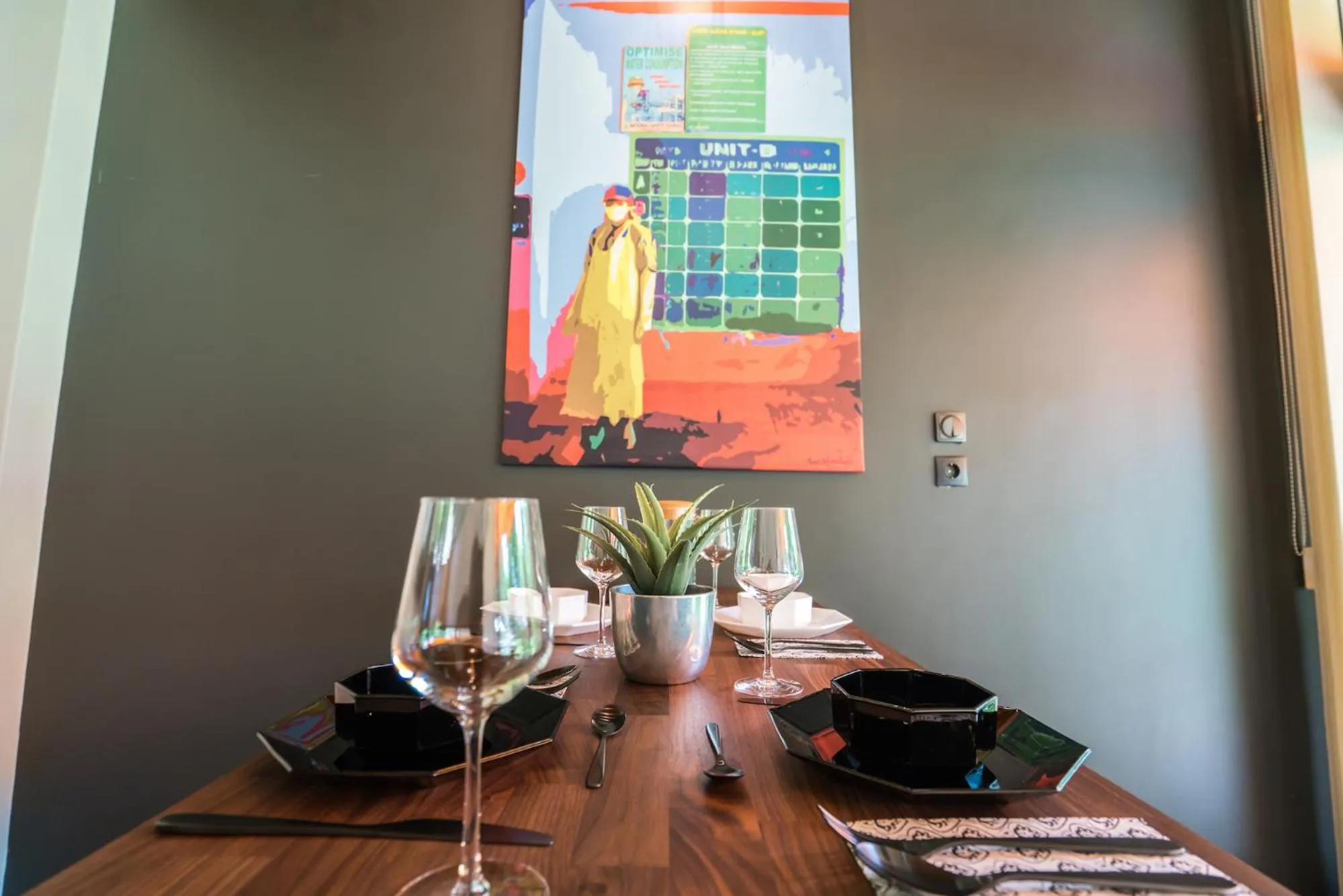 Dining area in Villa Mária Vendégház