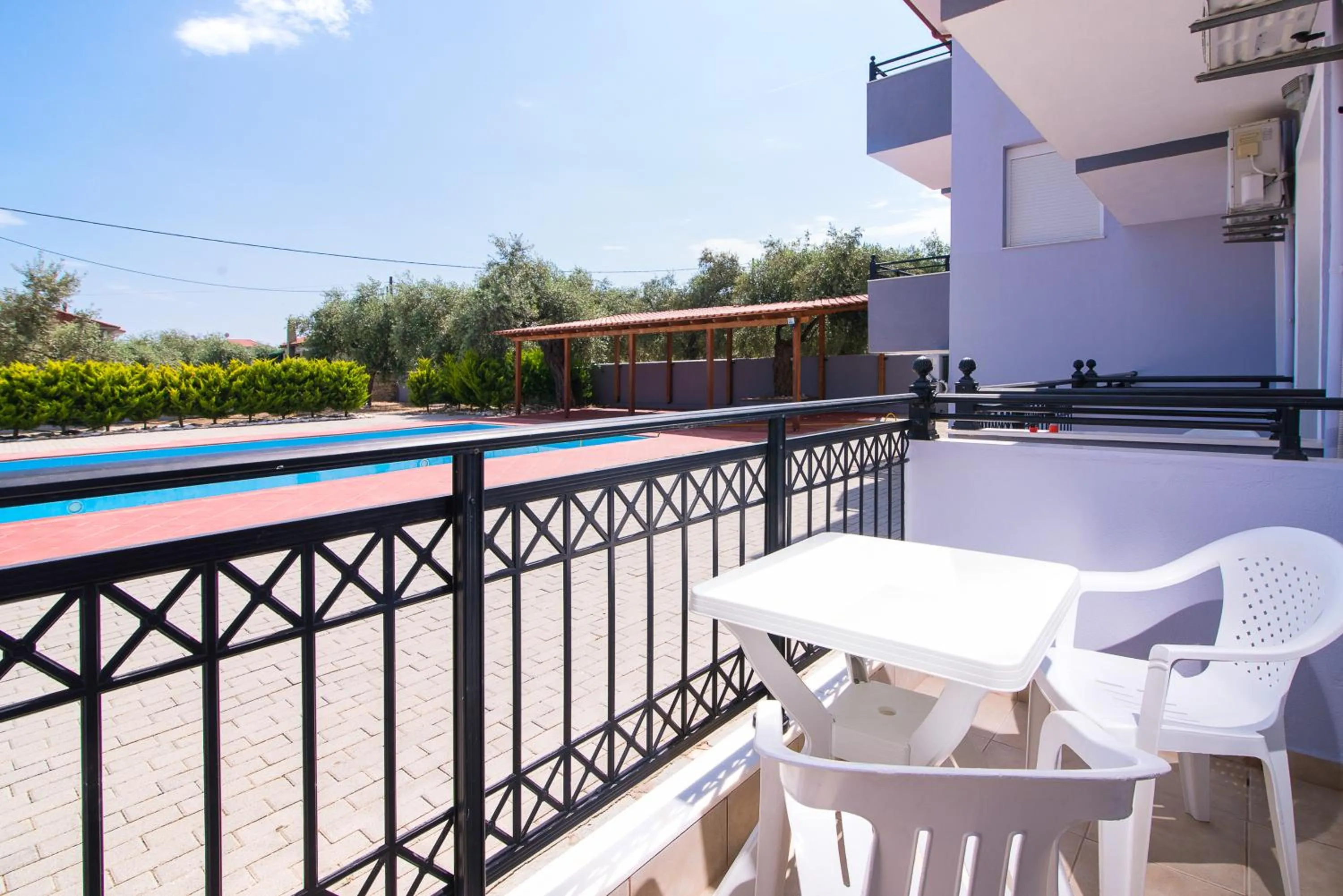 Balcony/Terrace in Villa Platanos